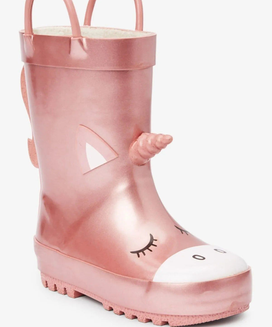 Dinossi - Tek Boynuz Unicorn Kız Çocuk Yağmur Çizmesi - 29-Dinossi