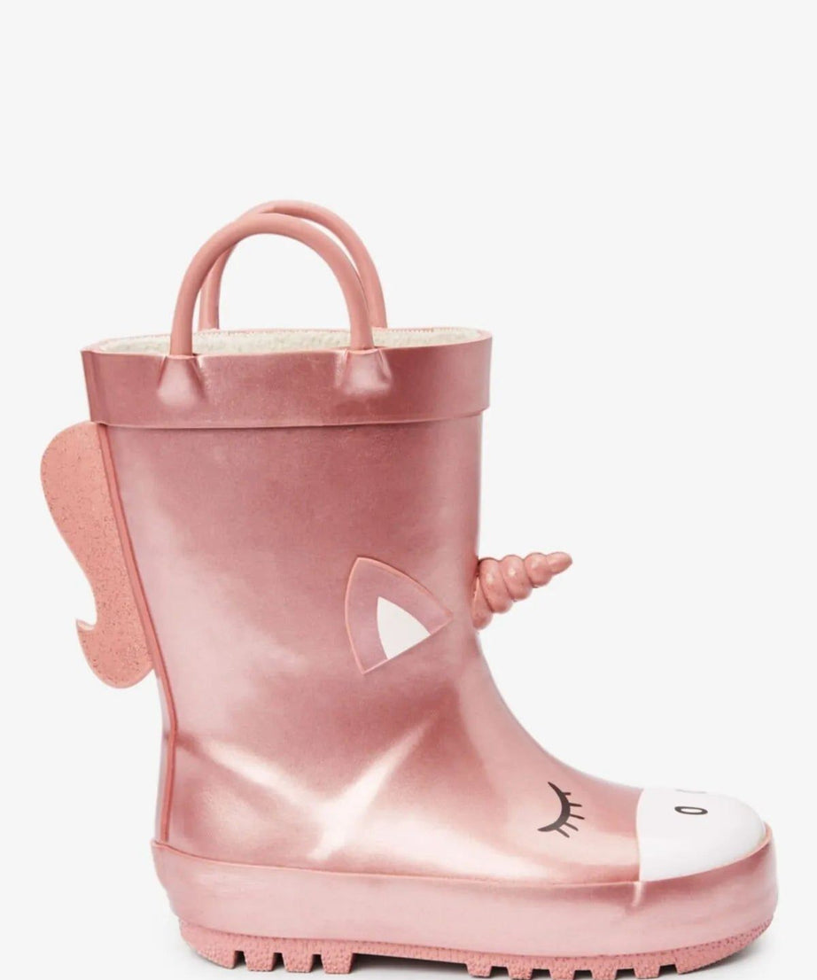 Dinossi - Tek Boynuz Unicorn Kız Çocuk Yağmur Çizmesi - 29-Dinossi