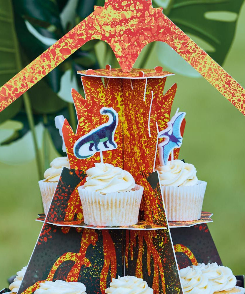 Party Pieces - Kaşif Dino 5&apos;li Parti Mumu-Dinossi