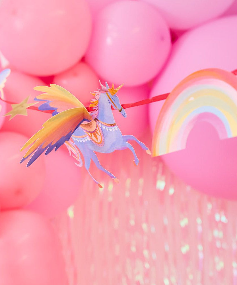 Party Pieces - Unicorn 3 Metre Asma Süsleri-Dinossi