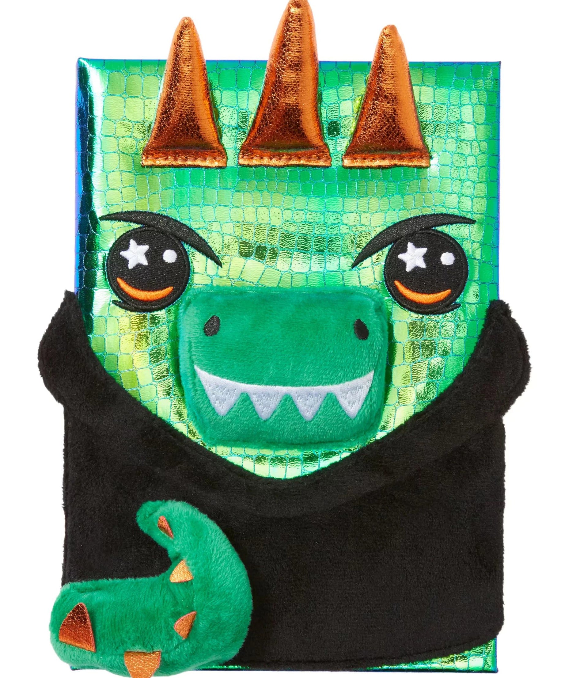 Smiggle - Fluffy Peluş A5 Günlük ve Defter-Dinossi