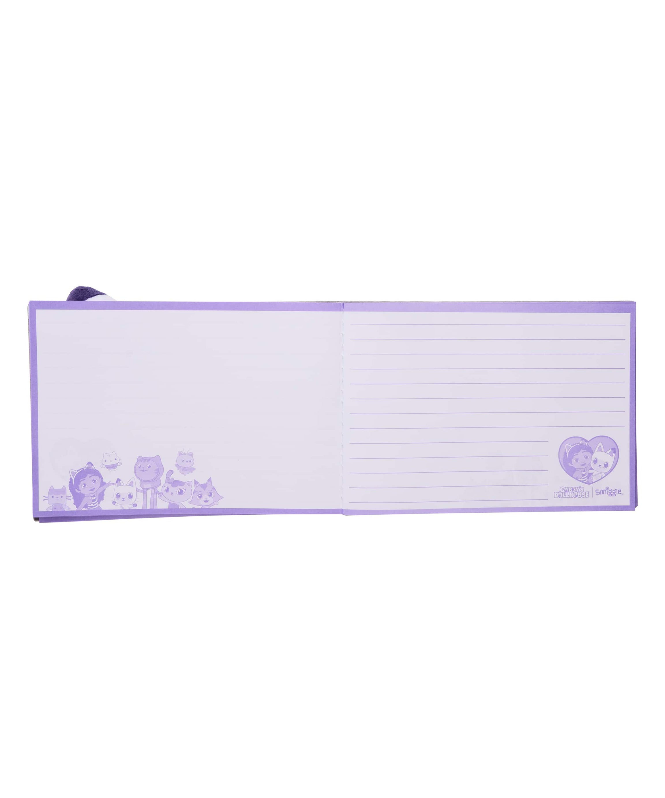 Smiggle - Gabbys Dollhouse A5 Çizgili Özel Günlük Defter-Dinossi