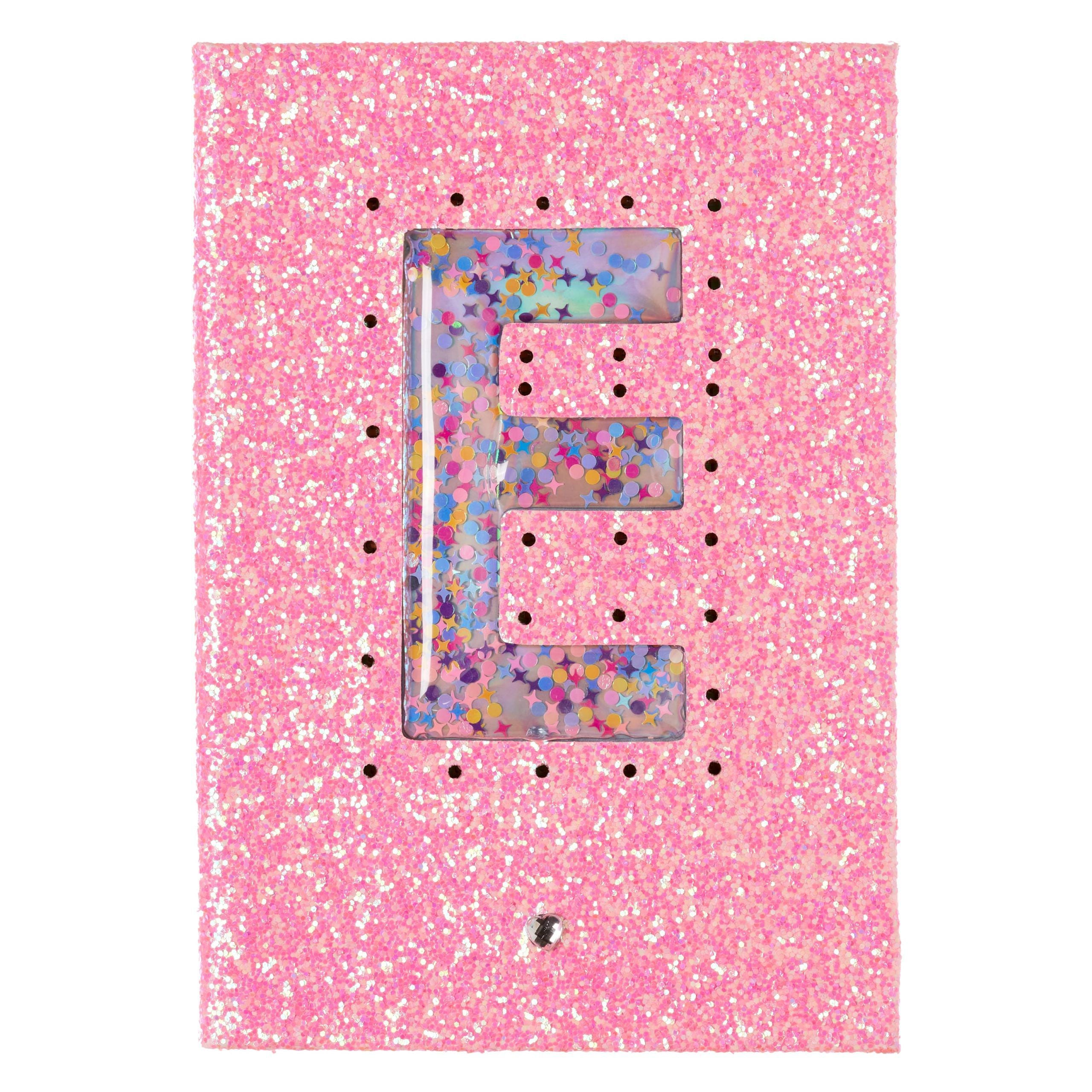 Smiggle - Işıklı Alfabe Harfli Pembe A5 Defter-Dinossi