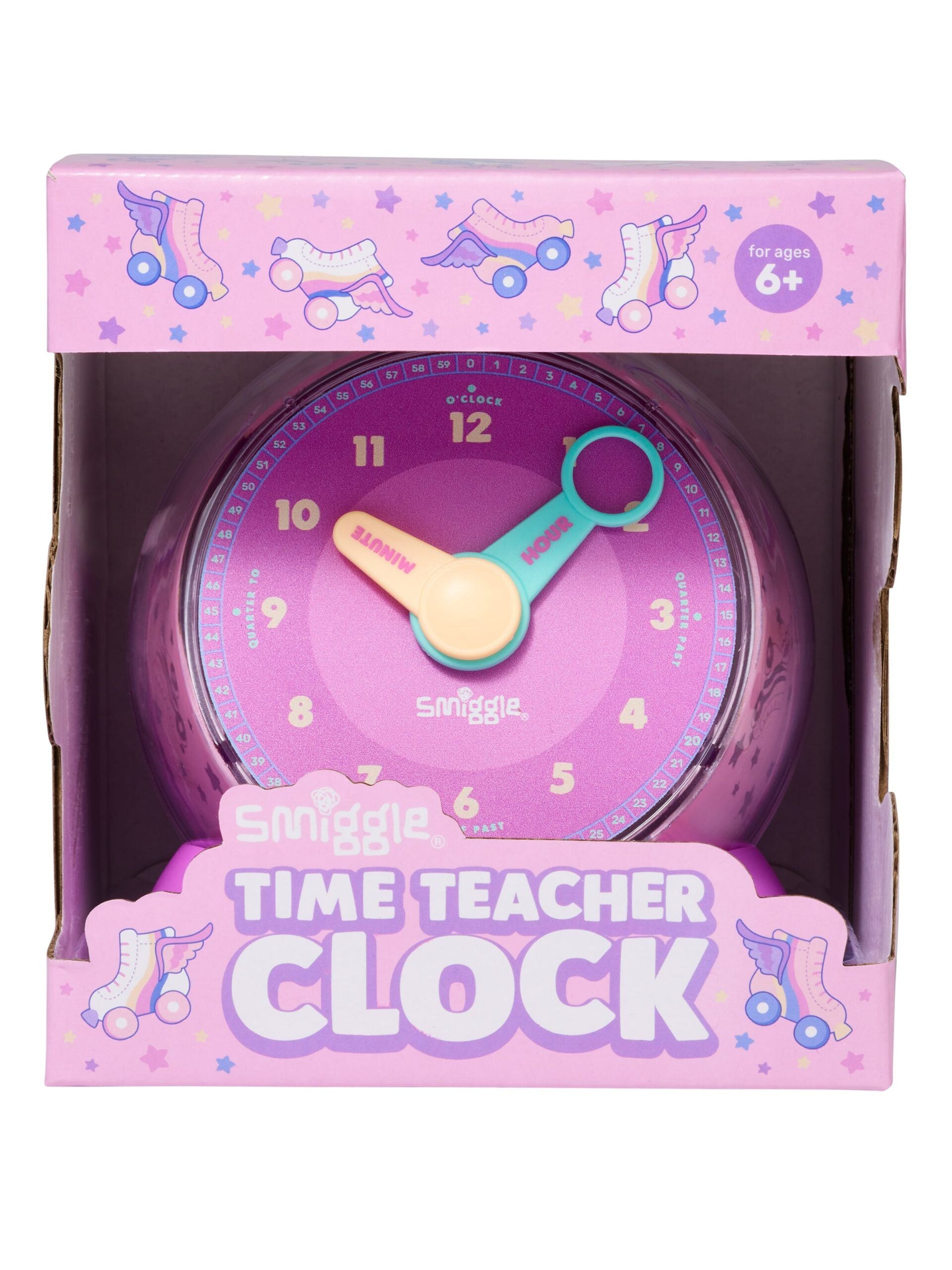 Smiggle - Movin Projektörlü Işıklı Masa Saati-Dinossi