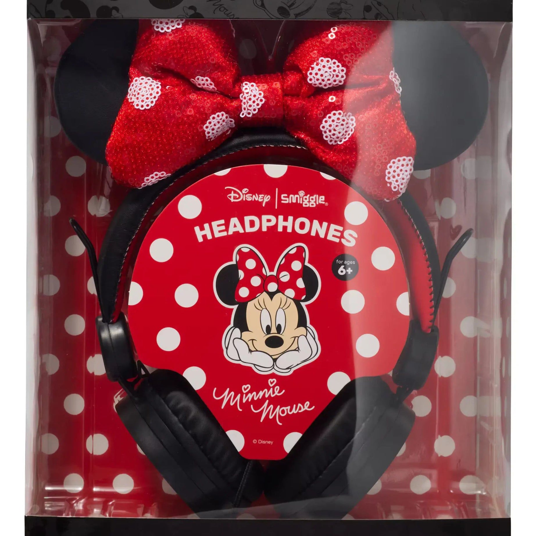 Smiggle - Disney Minnie Mouse Kulak Üstü Kulaklık-Dinossi