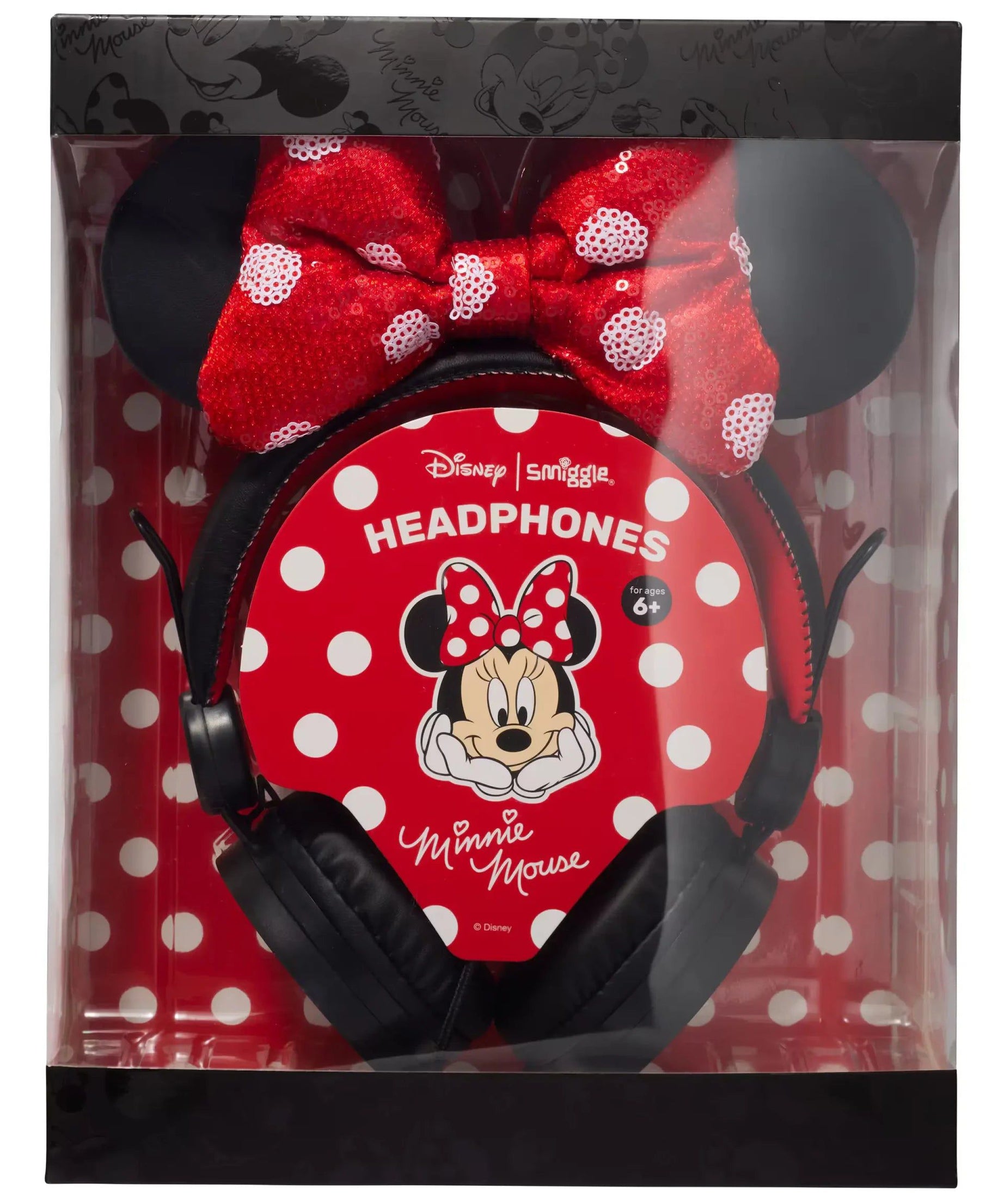 Smiggle - Disney Minnie Mouse Kulak Üstü Kulaklık-Dinossi
