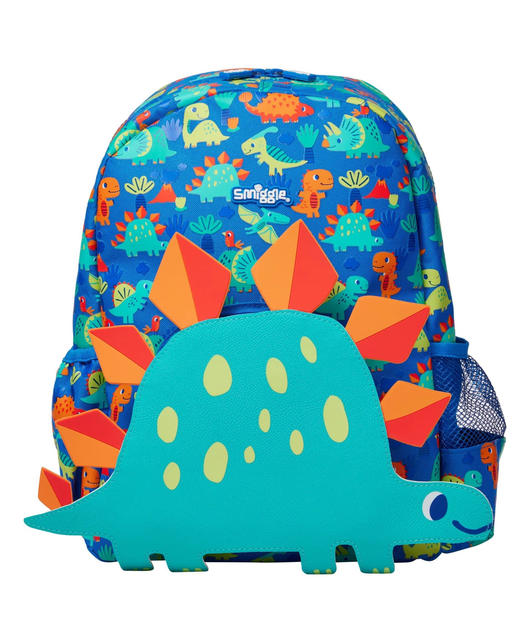 Smiggle - Glide Junior Kapşonlu Sırt Çantası-Dinossi