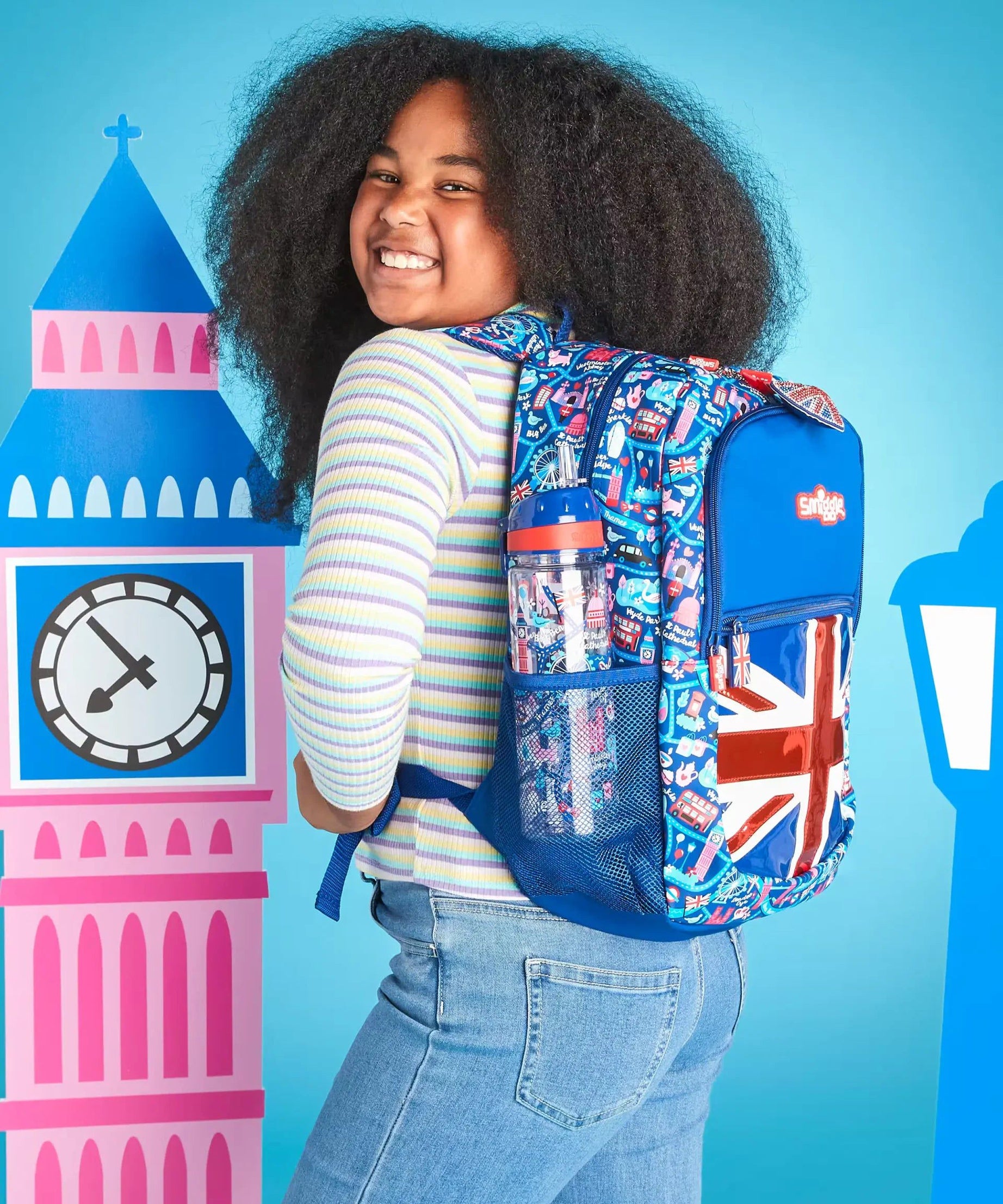 Smiggle - Little London Klasik Sırt Çantası-Dinossi