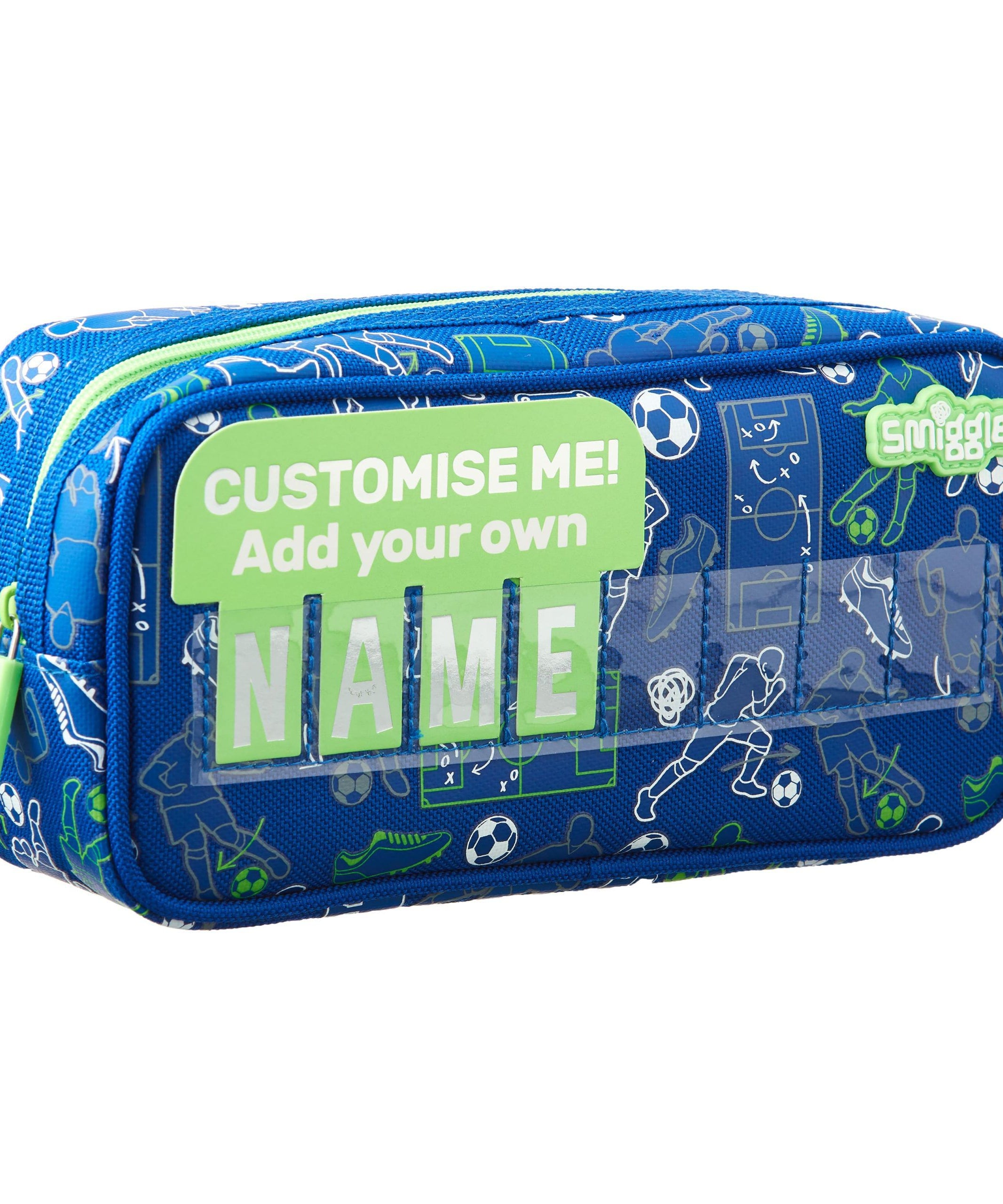 Smiggle - Plus Cruiser İsimlikli Tek Gözlü Kalem Kutusu-Dinossi