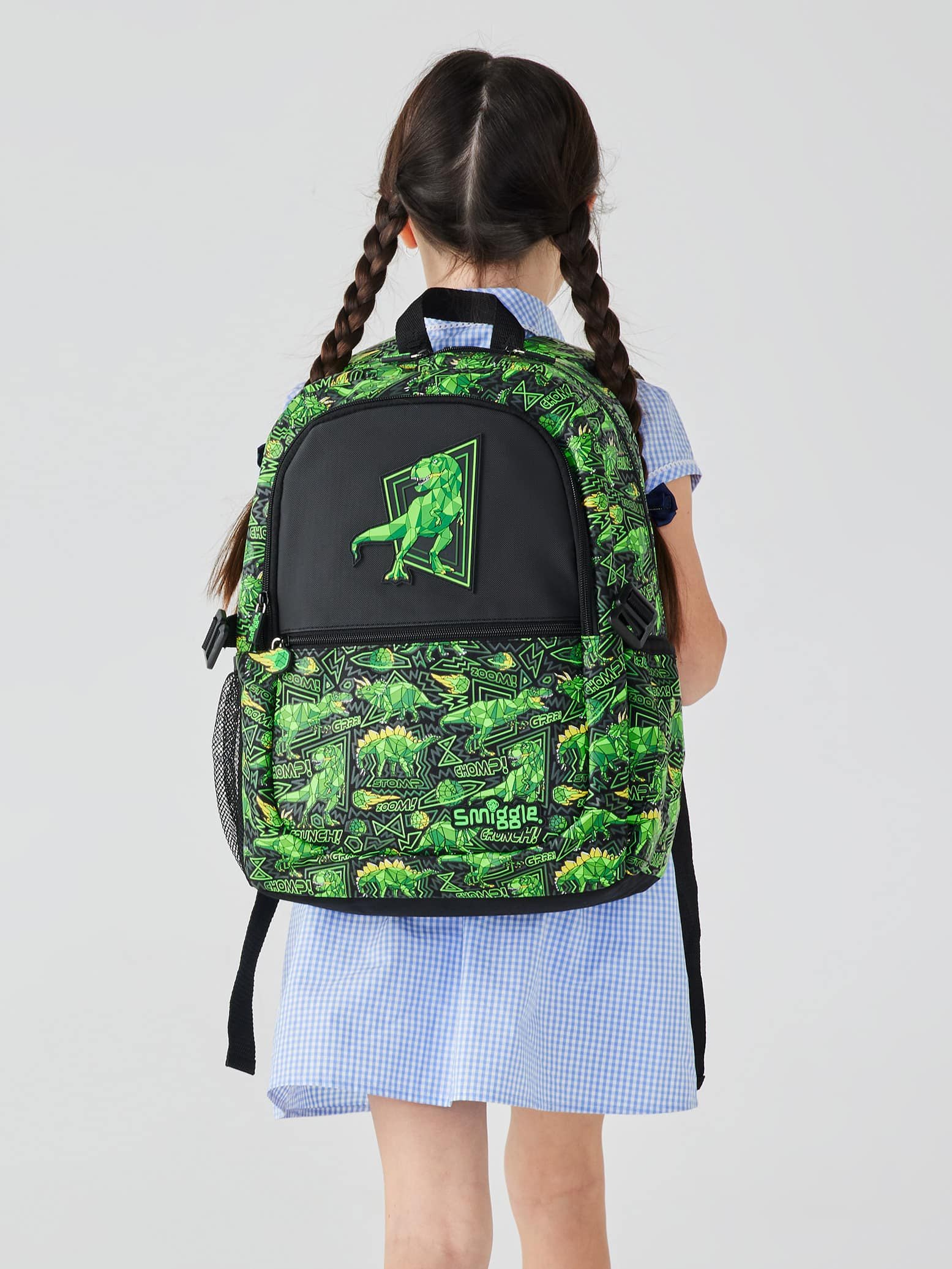 Smiggle - Wild Side Klasik Sırt Çantası-Dinossi