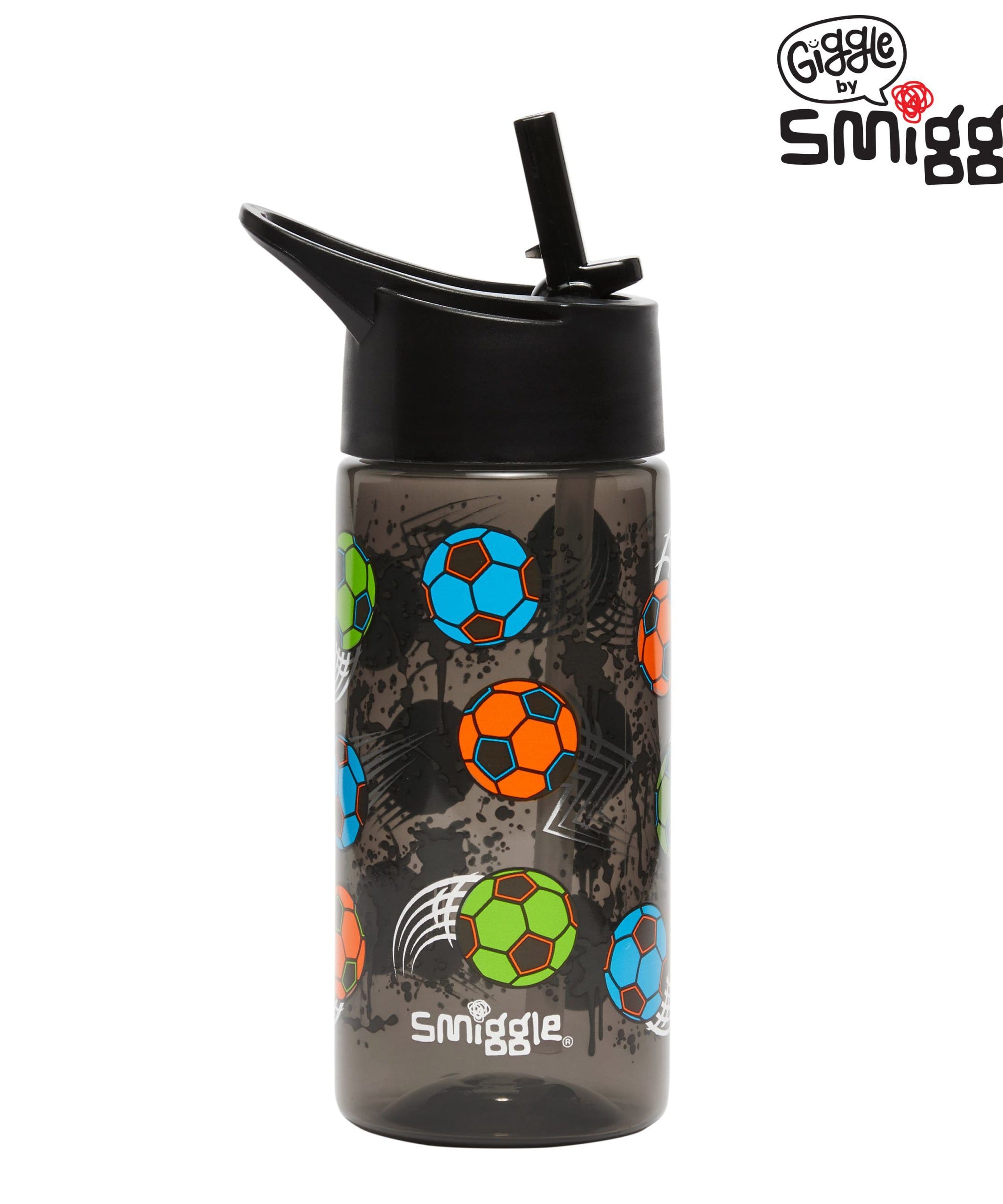Smiggle - Giggle Pipetli 450ML BPA İçermeyen Suluk-Dinossi