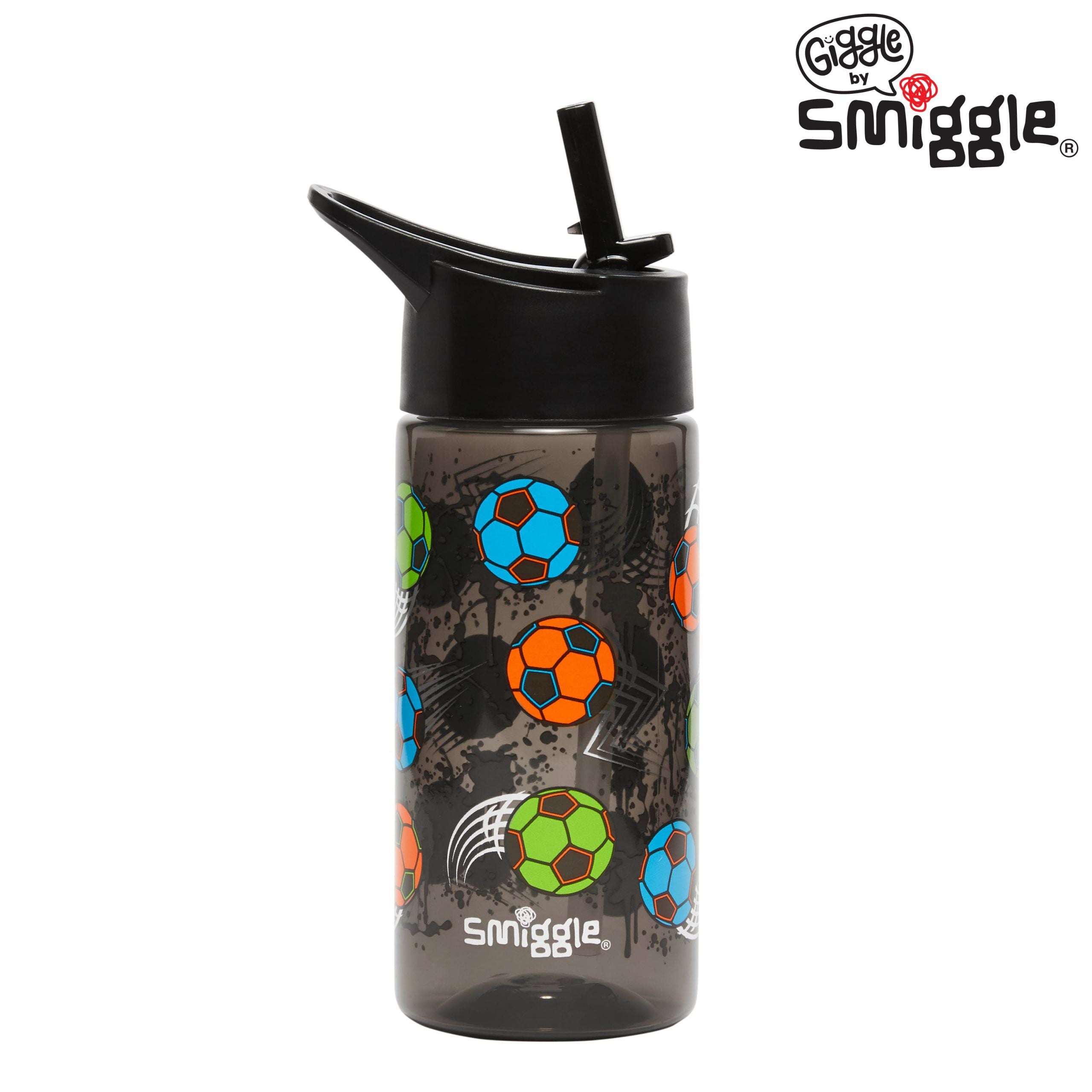 Smiggle - Giggle Pipetli 450ML BPA İçermeyen Suluk-Dinossi