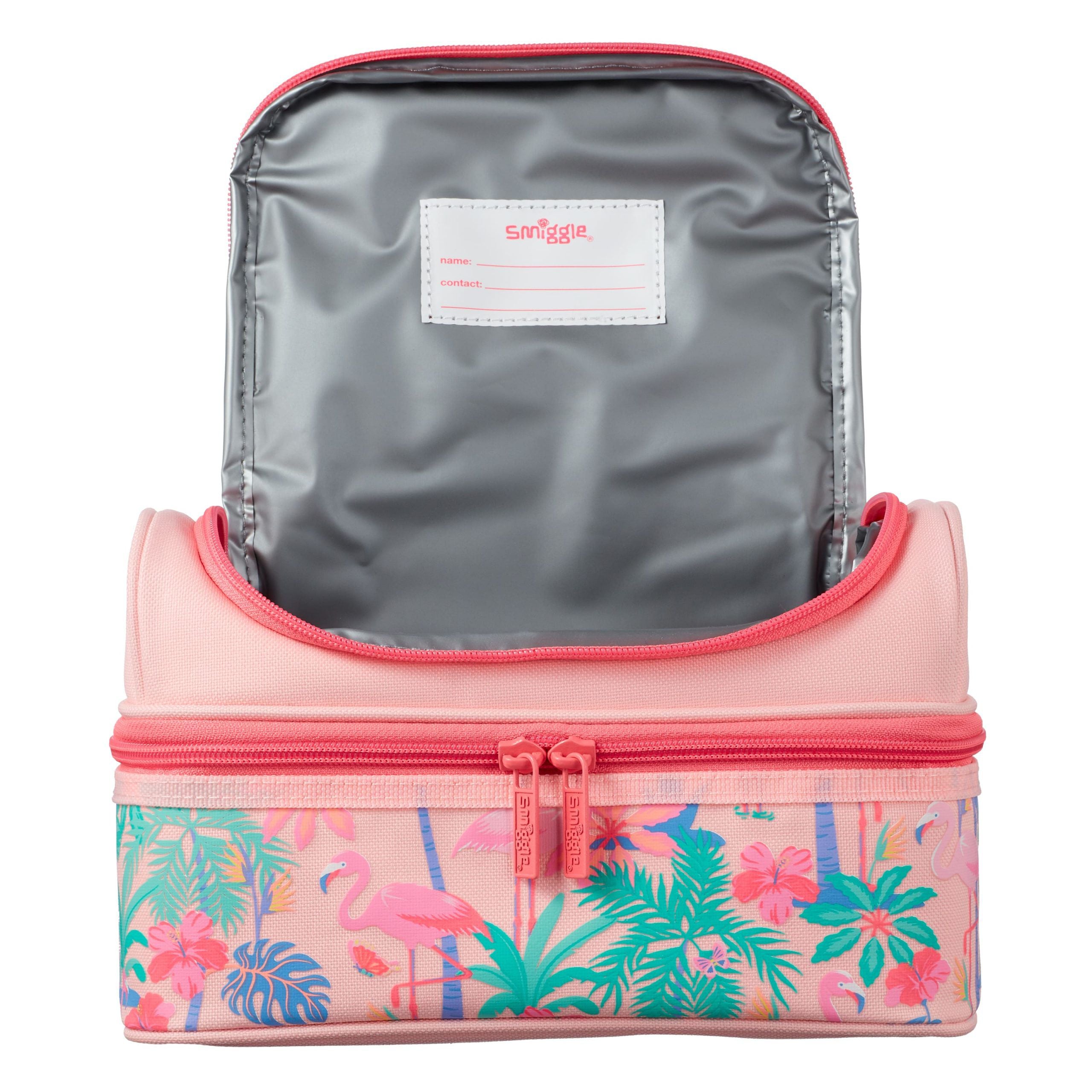 Smiggle - Neat Çift Katlı Pelikan Beslenme Çantası-Dinossi