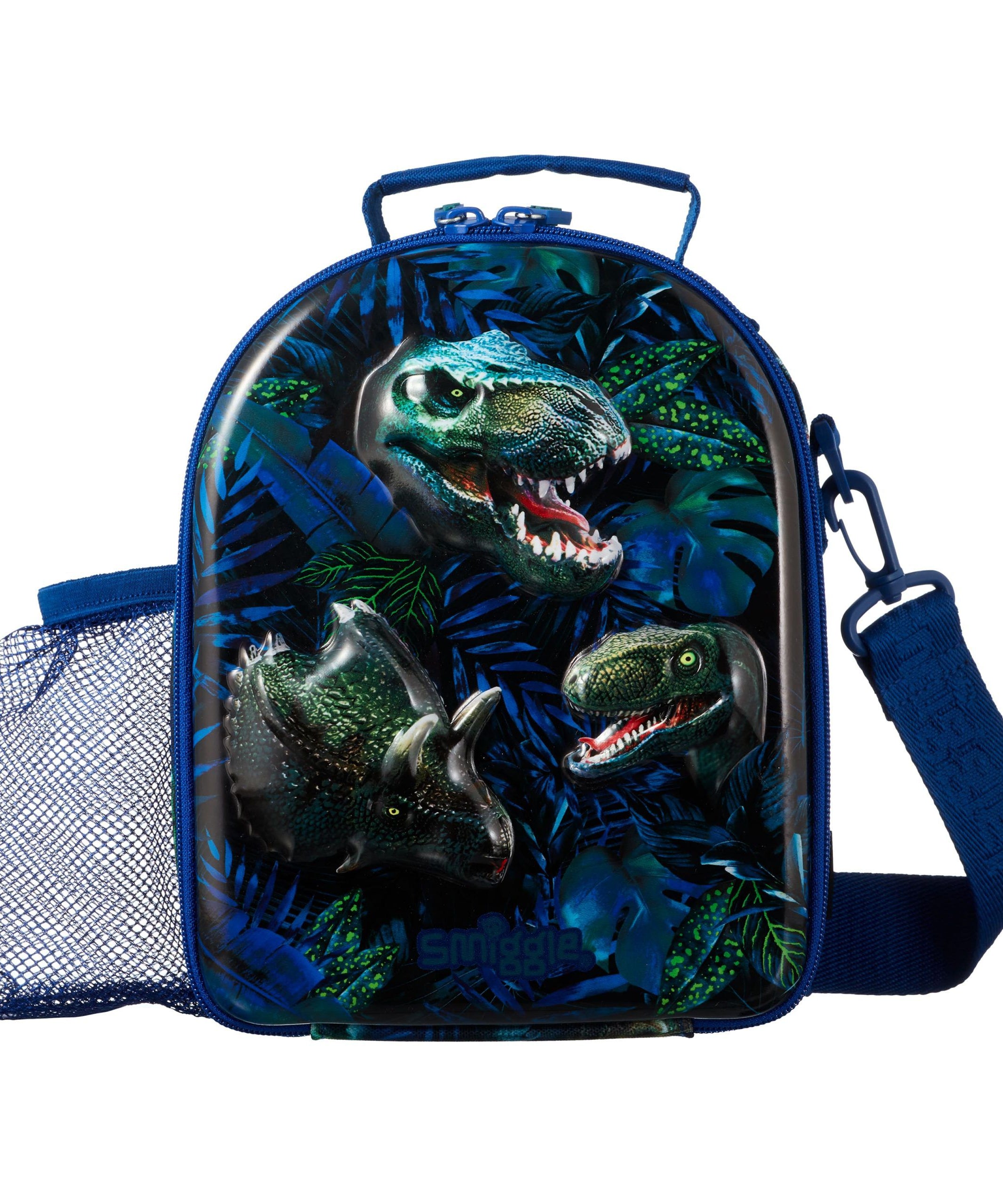 Smiggle - Galaxy Sert Kapaklı Beslenme Çantası-Dinossi