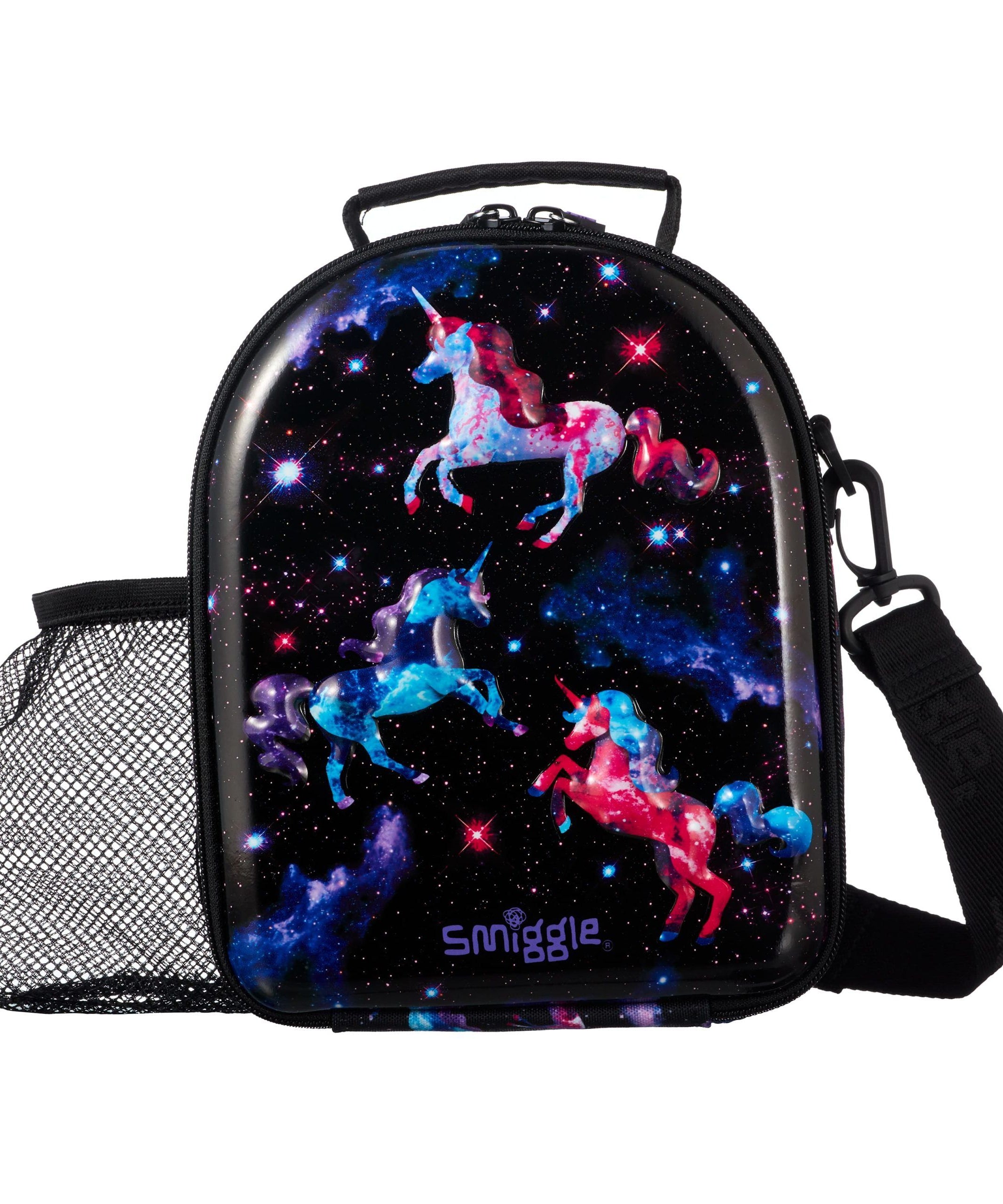 Smiggle - Galaxy Sert Kapaklı Beslenme Çantası-Dinossi