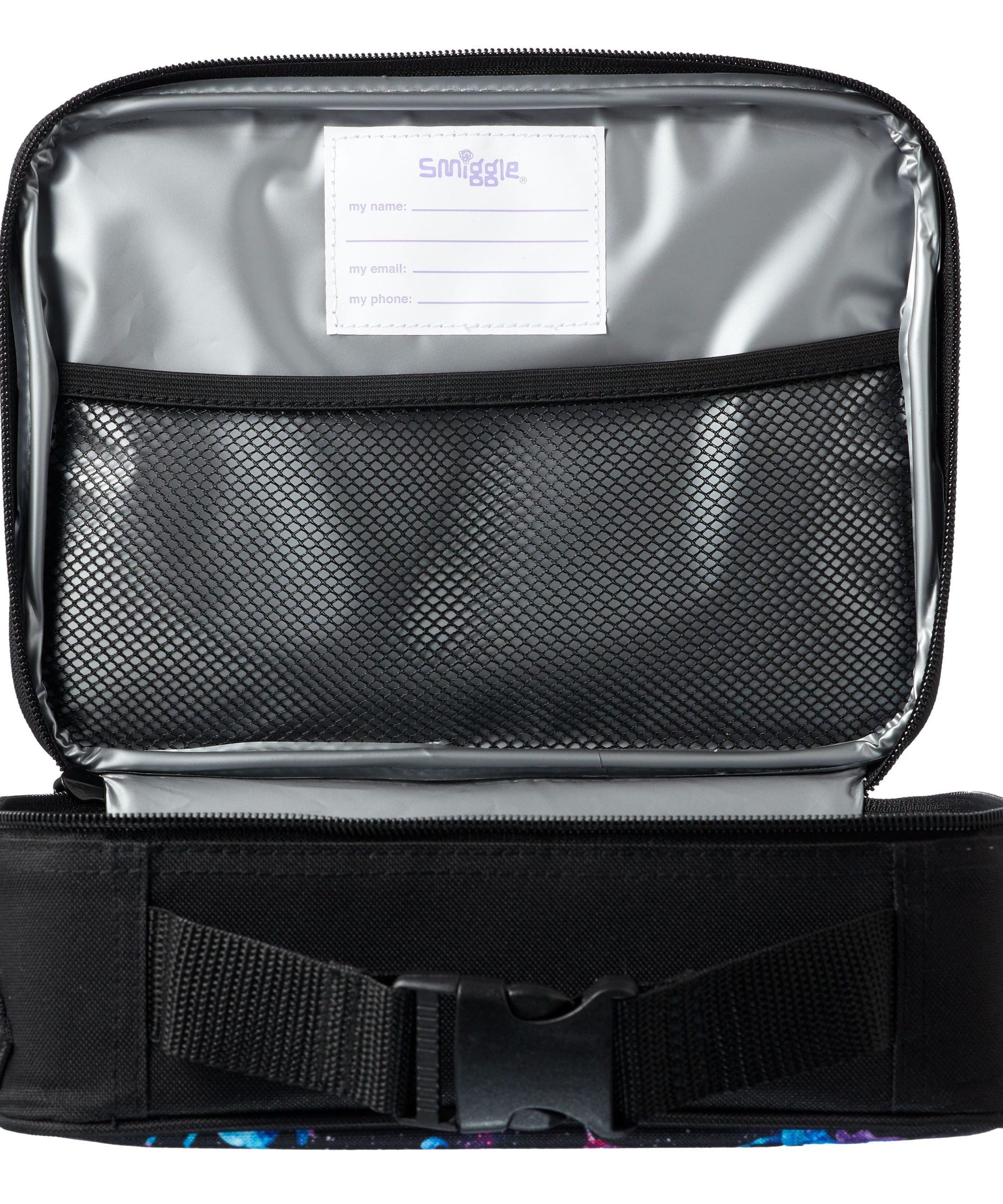 Smiggle - Galaxy Sırt Çantasına Takılabilir Uzaydaki Unicornlar Beslenme Çantası-Dinossi