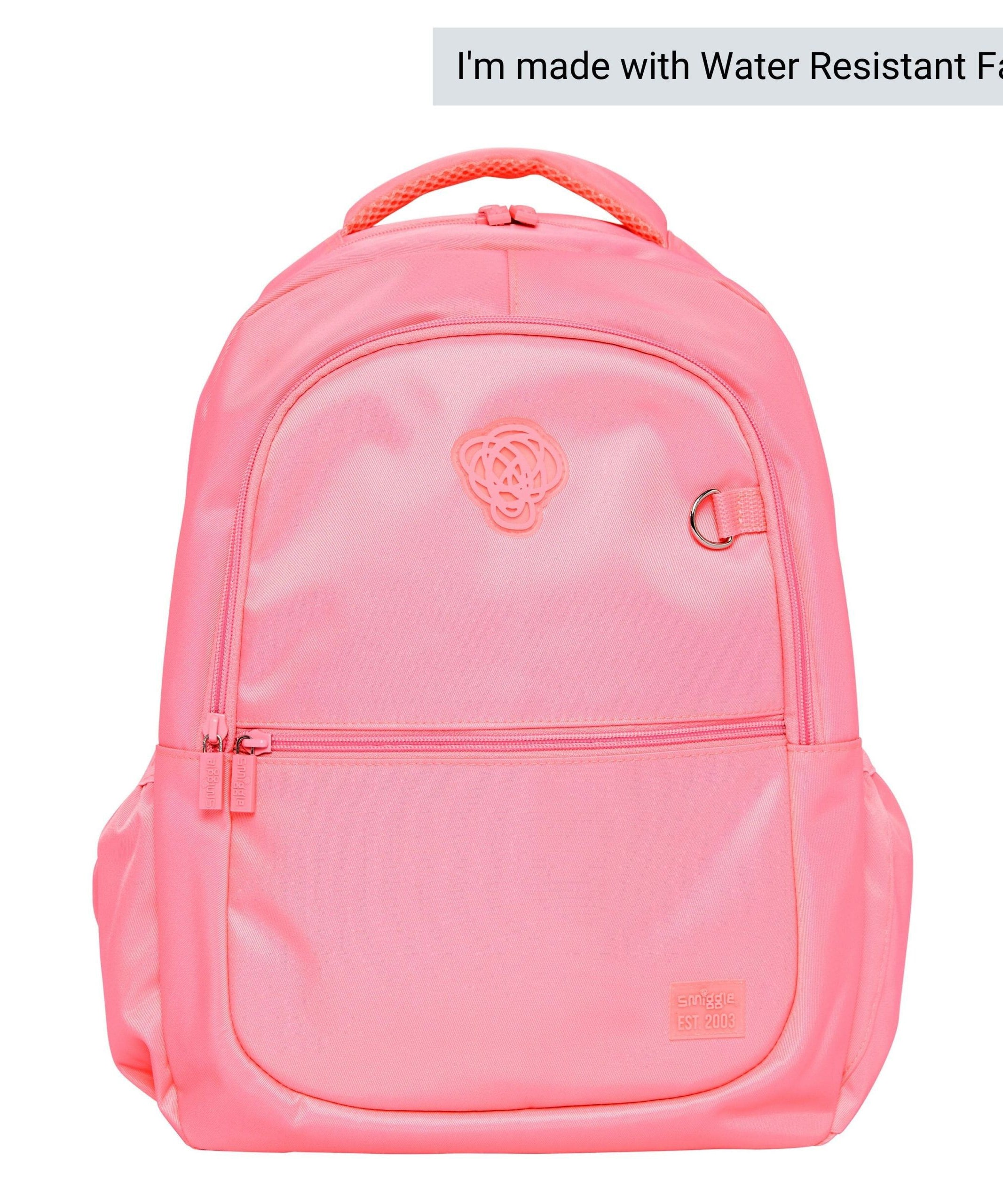 Smiggle - Sorbet Pembe Su Geçirmez Sırt Çantası-Dinossi