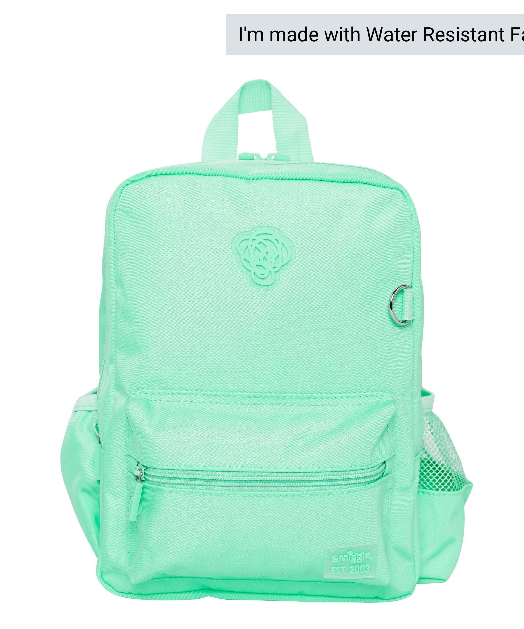Smiggle - Sorbet Mini Mint Yeşili Su Geçirmez Sırt Çantası-Dinossi