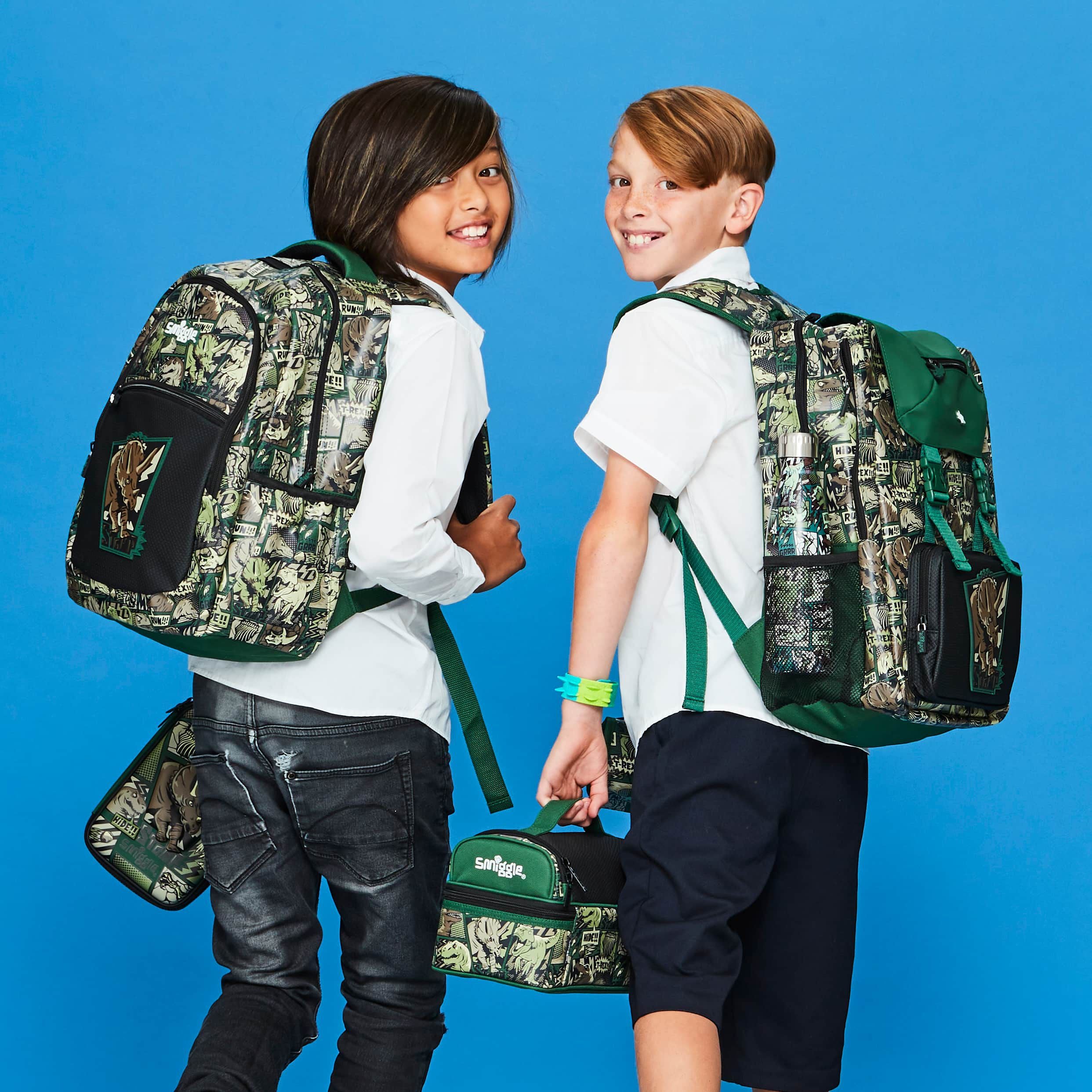 Smiggle - Beyond Tasarım Sırt Çantası-Dinossi