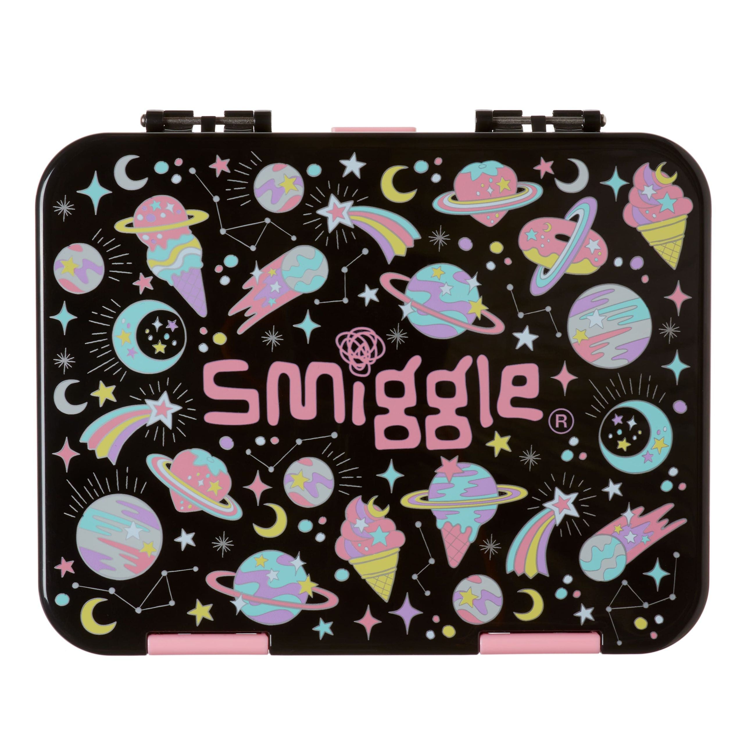 Smiggle - Beyond Büyük Boy Dondurma Desenli Öğle Yemeği Kutusu-Dinossi