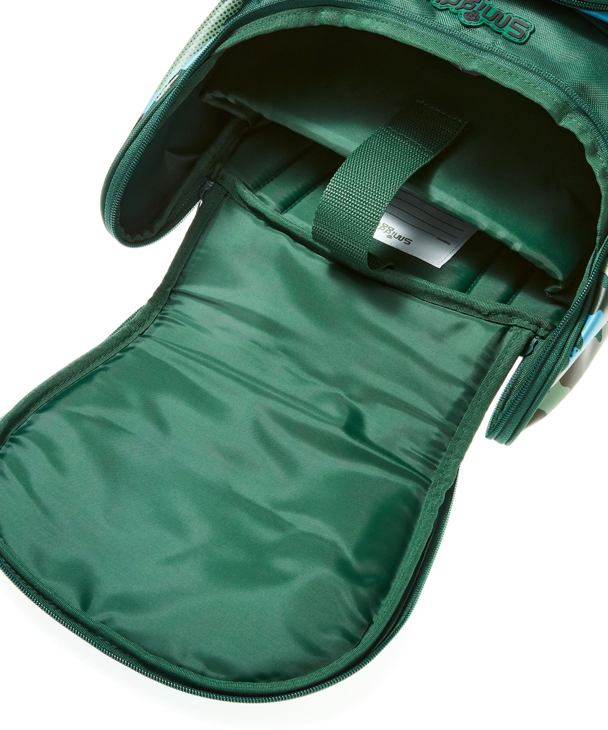 Smiggle - Hide Access Askeri Yeşil Sırt Çantası-Dinossi