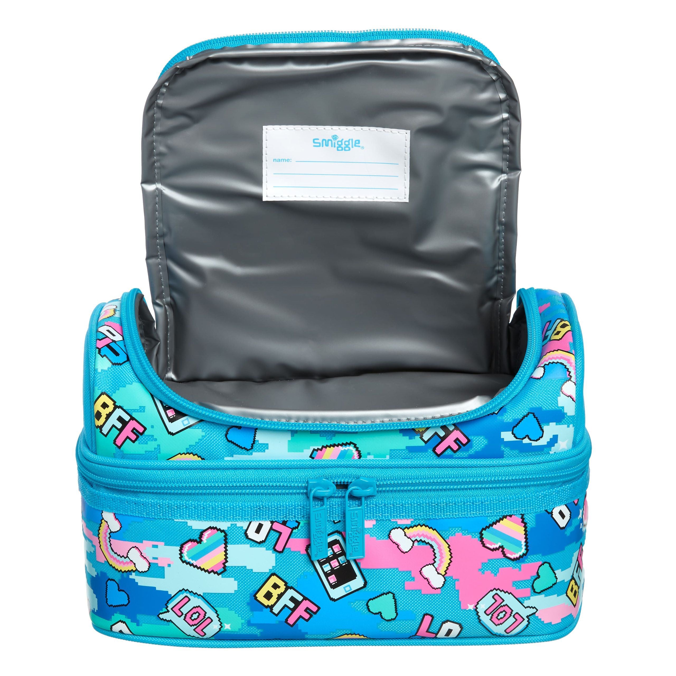 Smiggle - Hide Çift Katlı Beslenme Çantası-Dinossi