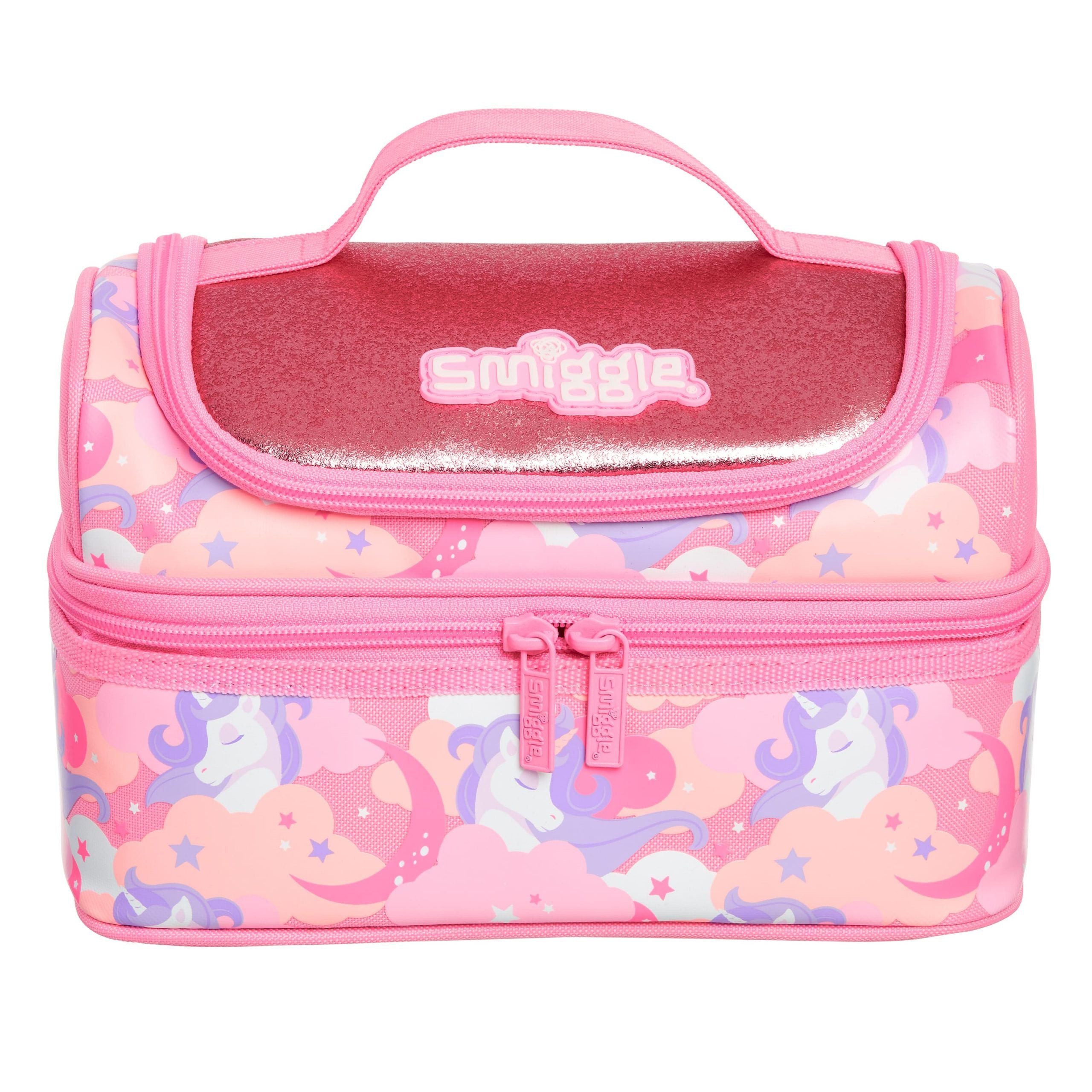 Smiggle - Hide Çift Katlı Beslenme Çantası-Dinossi