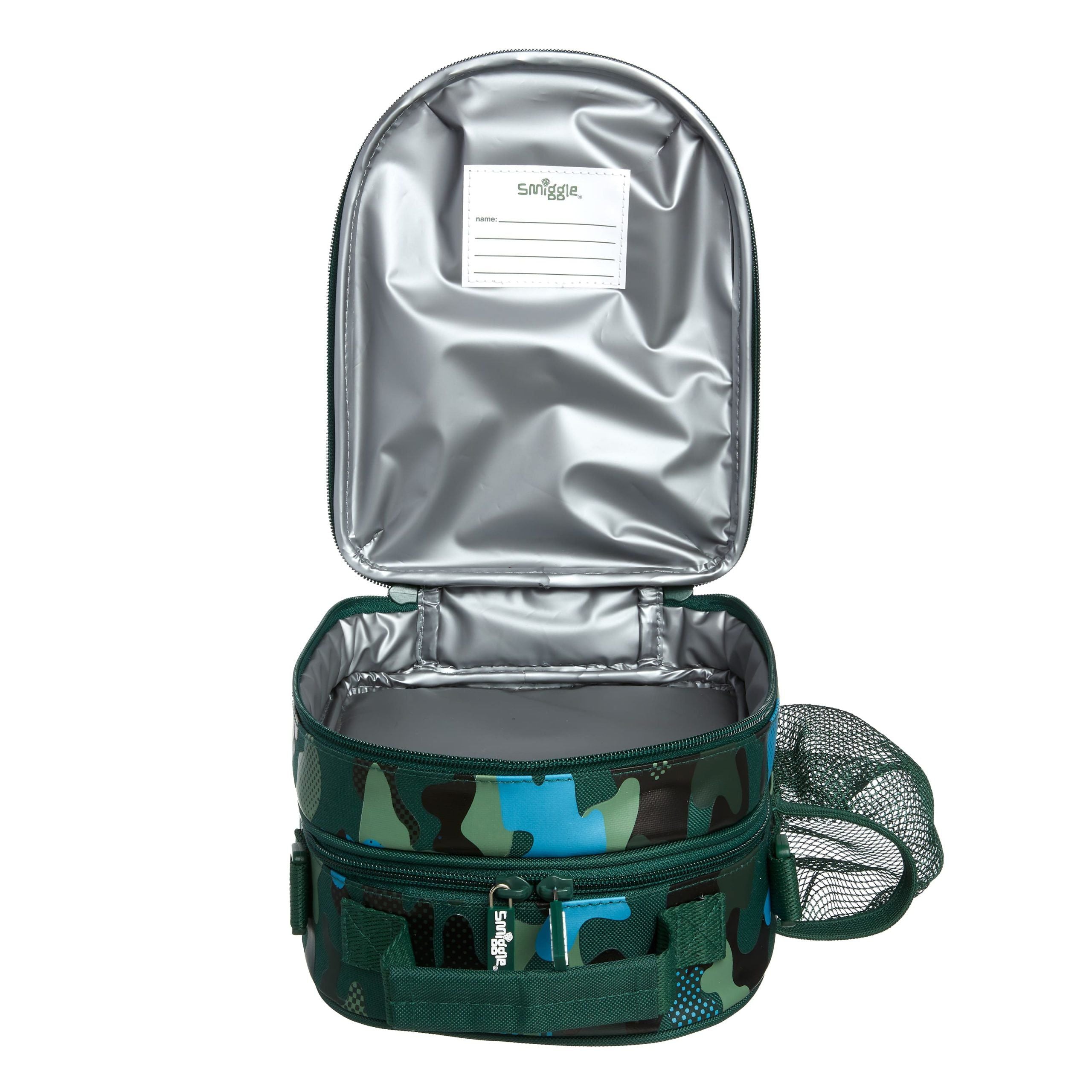 Smiggle - Hide Sert Kapaklı Beslenme Çantası-Dinossi