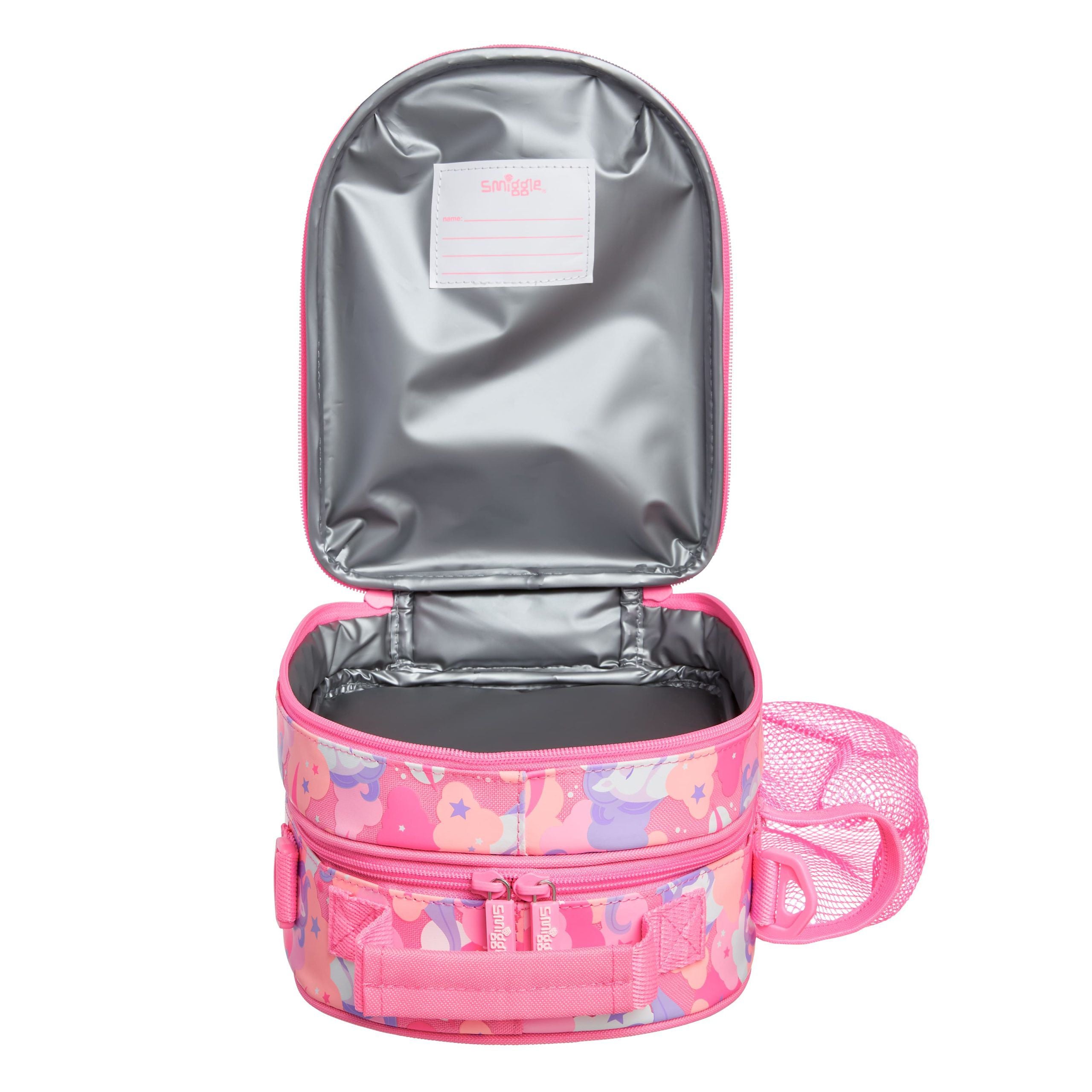 Smiggle - Hide Sert Kapaklı Beslenme Çantası-Dinossi