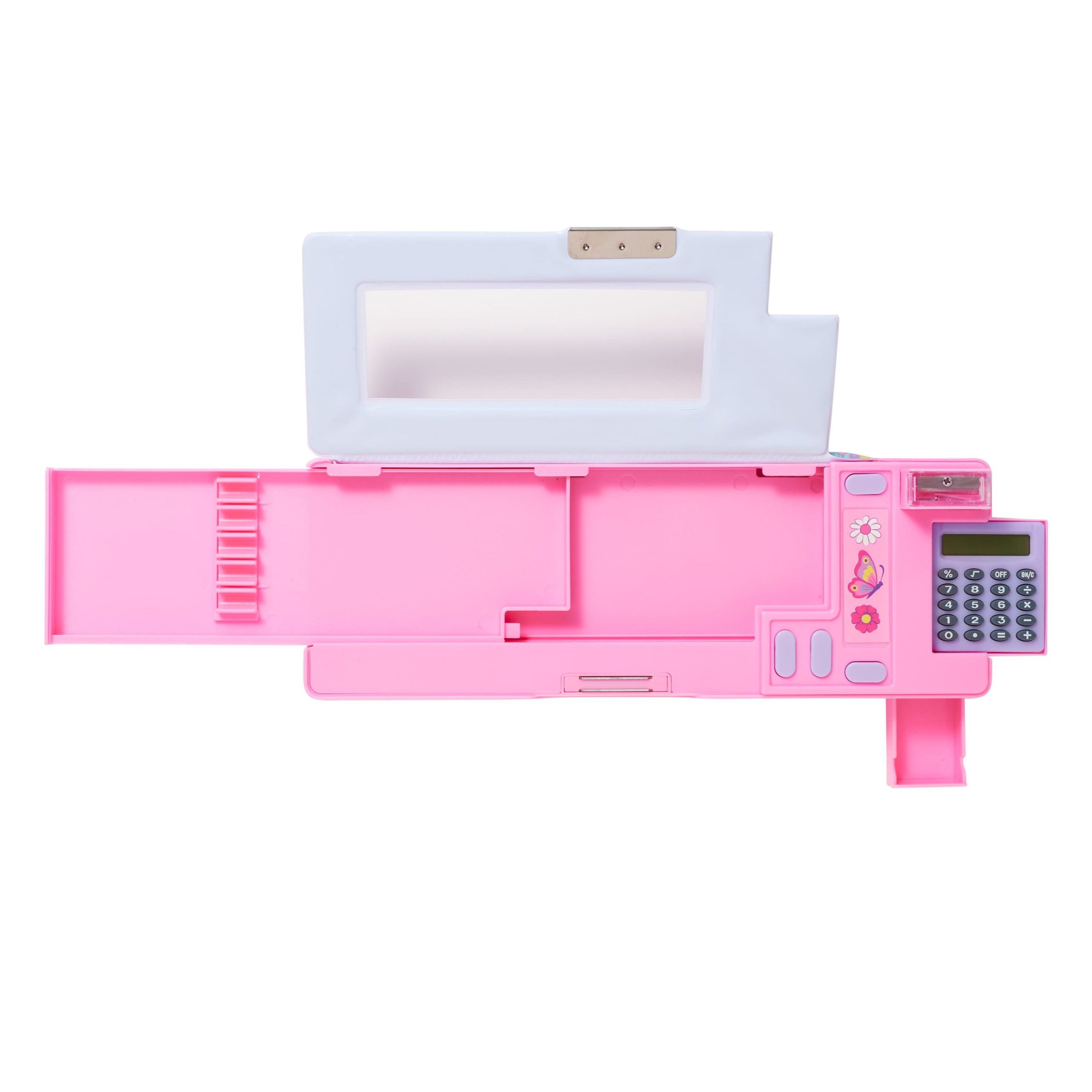 Smiggle - Hey There Hesap Makineli Otomatik Kalem Kutusu-Dinossi