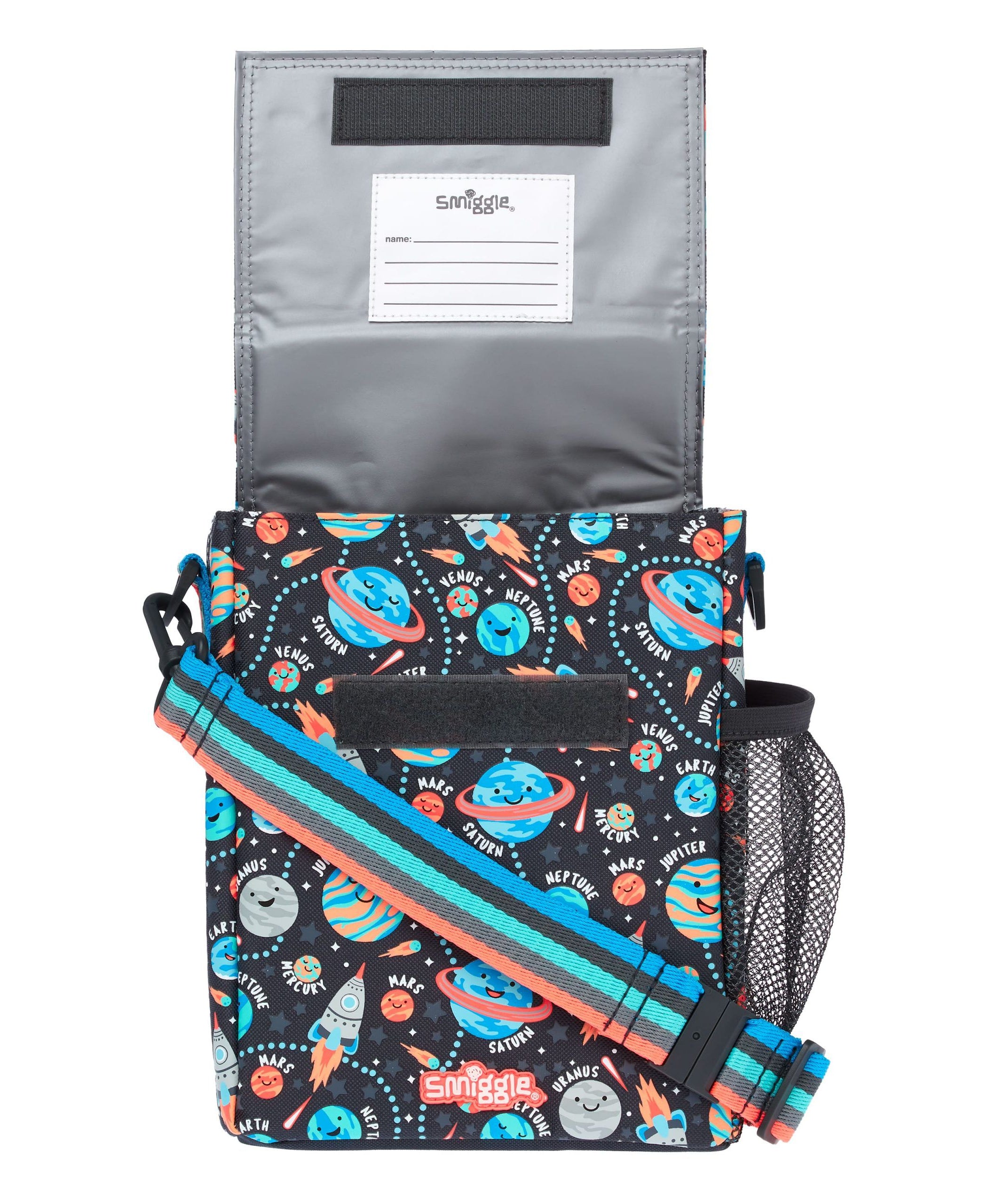 Smiggle - Up & Down Minik İsimlikli Beslenme Çantası-Dinossi