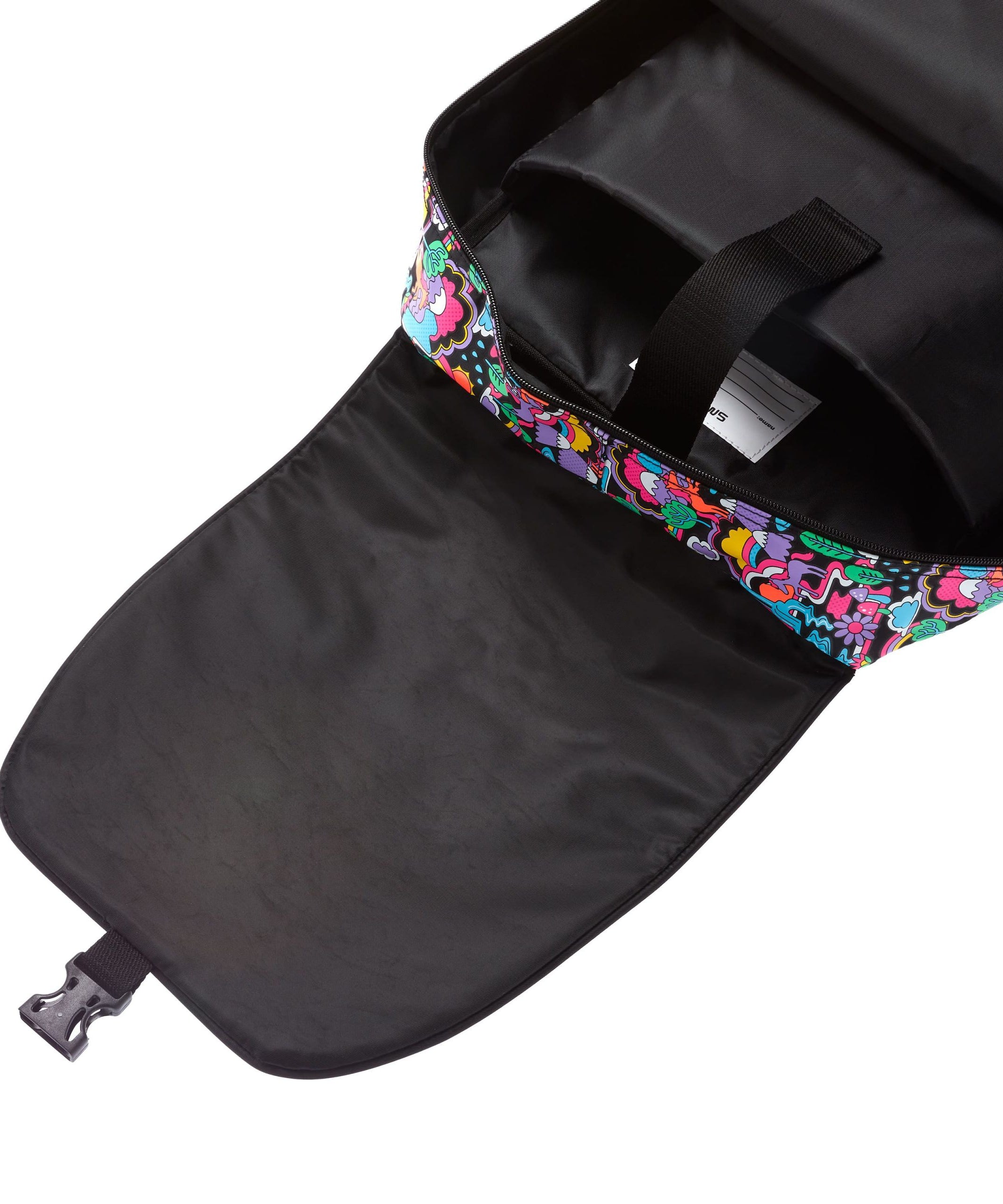 Smiggle - Glee Büyük Siyah Chelsea Sırt Çantası-Dinossi