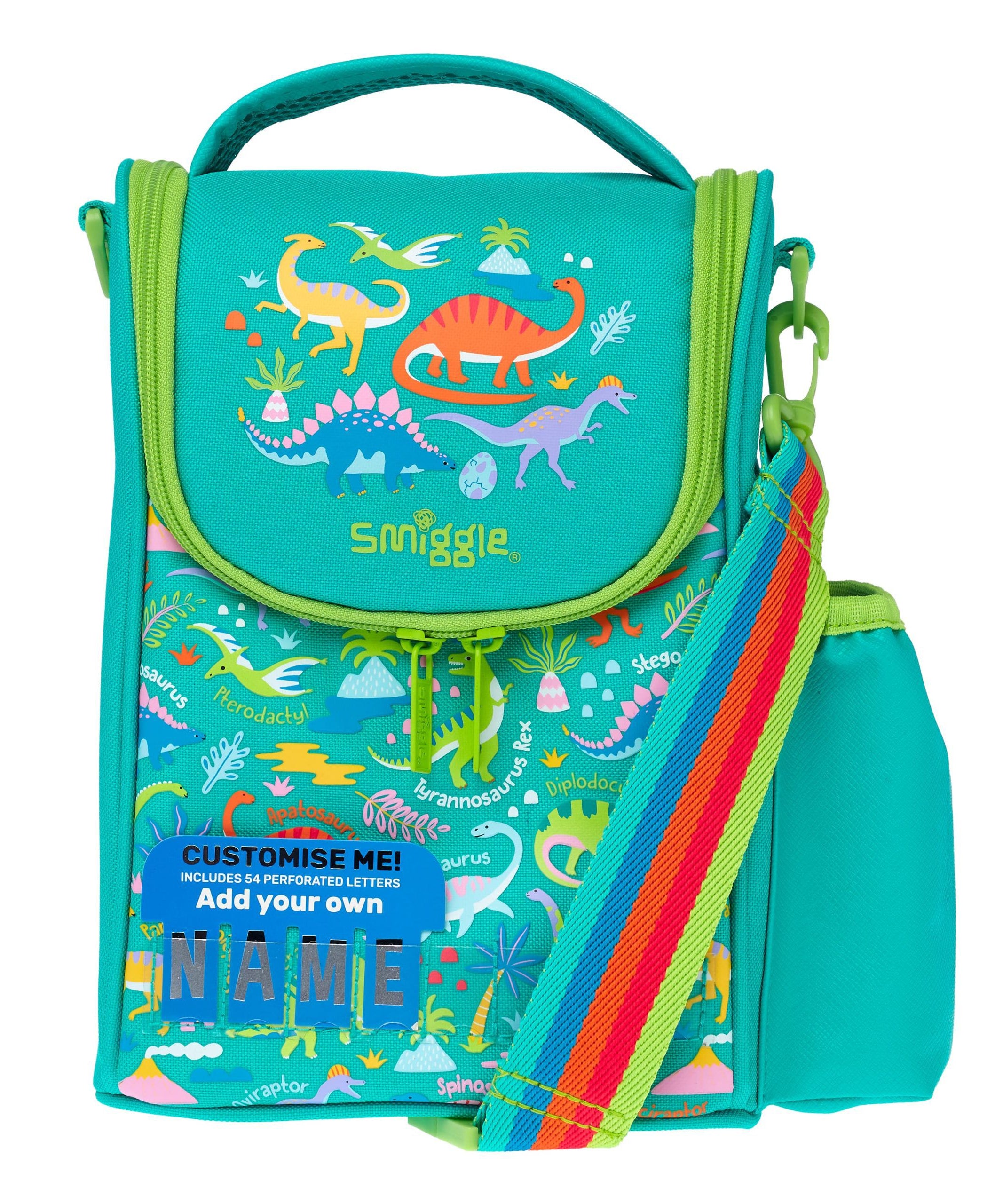 Smiggle - Cloud Nine Junior İsimlikli Beslenme Çantası-Dinossi