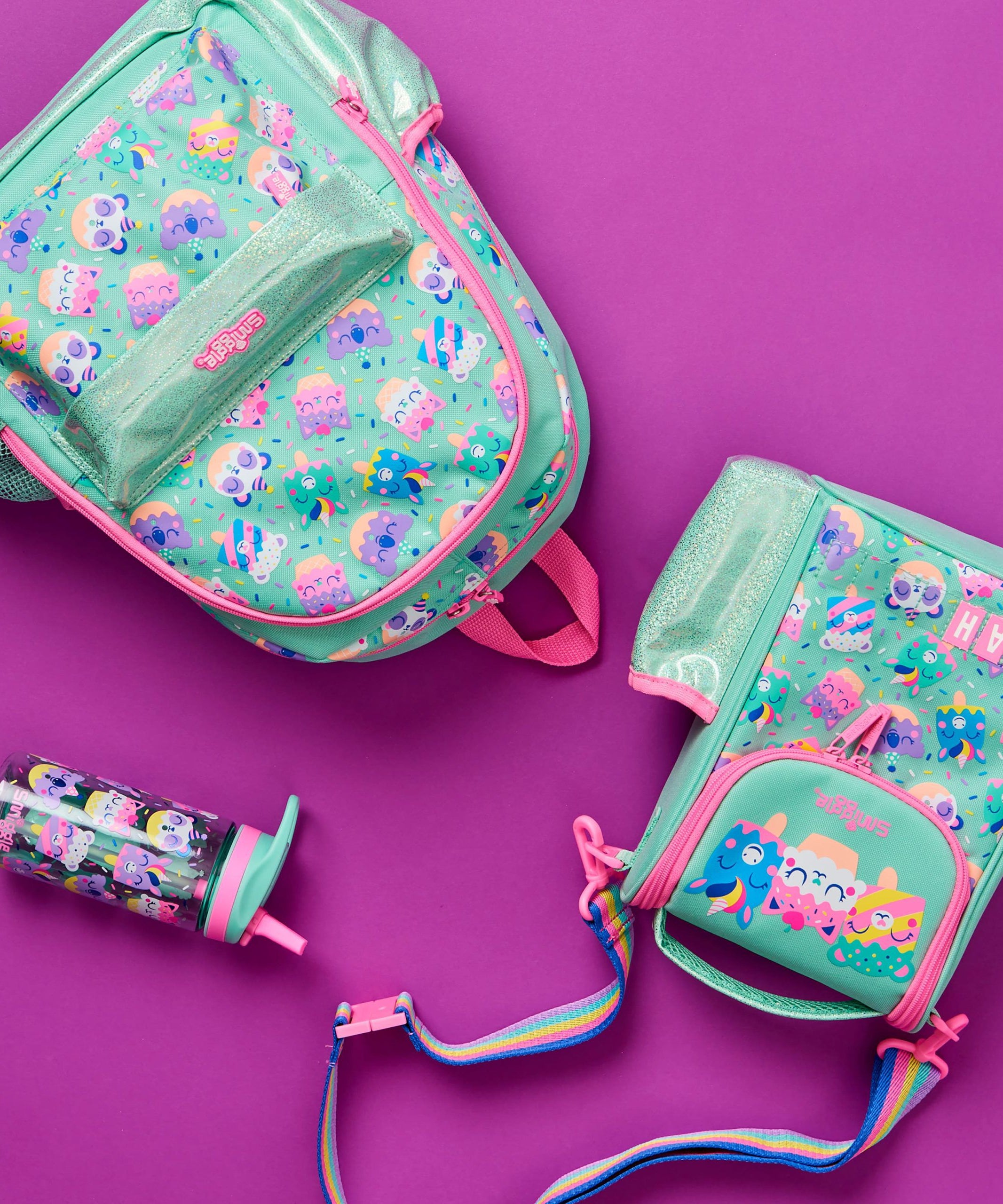 Smiggle - Cloud Nine Junior İsimlikli Beslenme Çantası-Dinossi