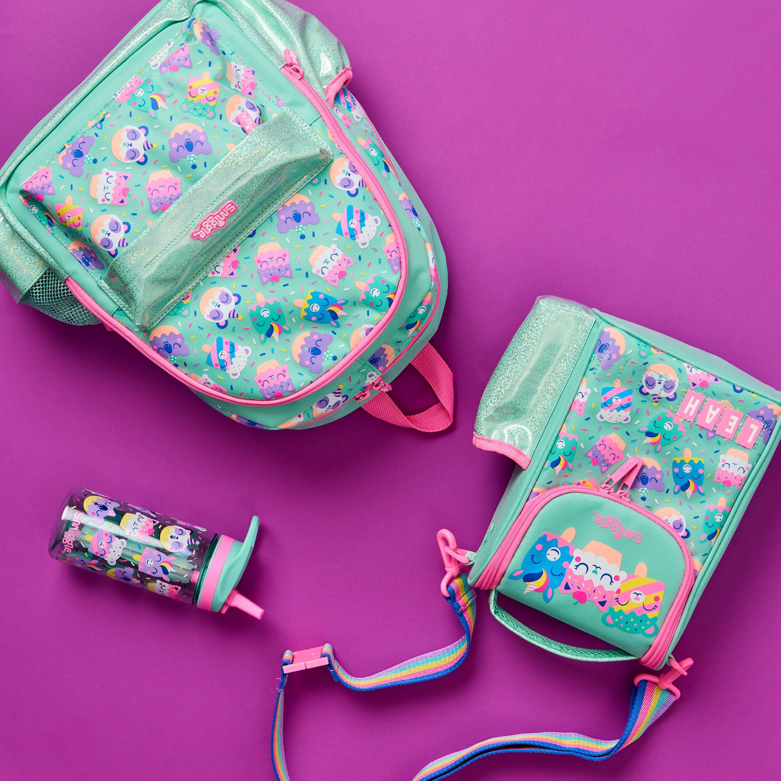Smiggle - Cloud Nine Junior İsimlikli Beslenme Çantası-Dinossi