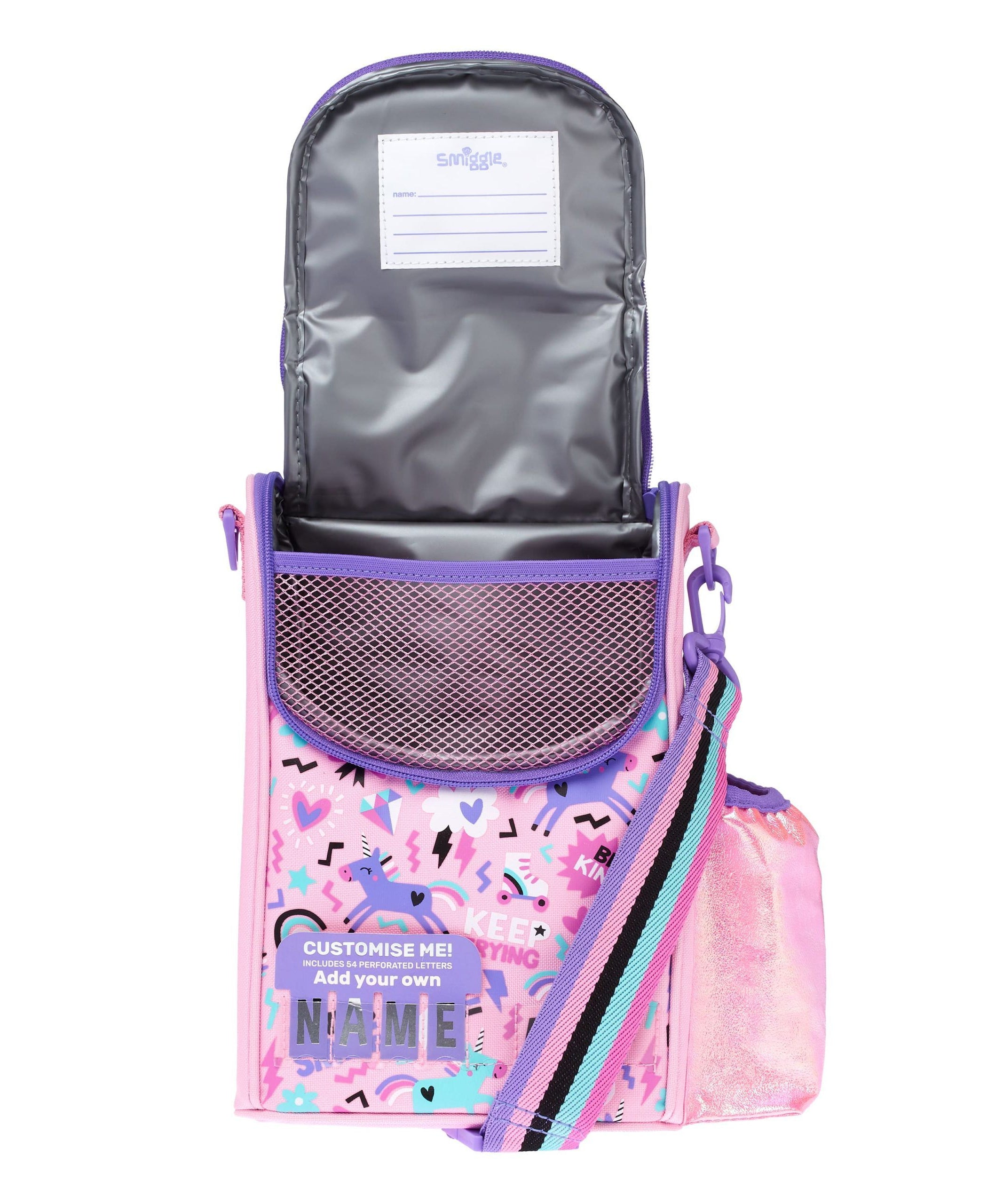Smiggle - Cloud Nine Junior İsimlikli Beslenme Çantası-Dinossi