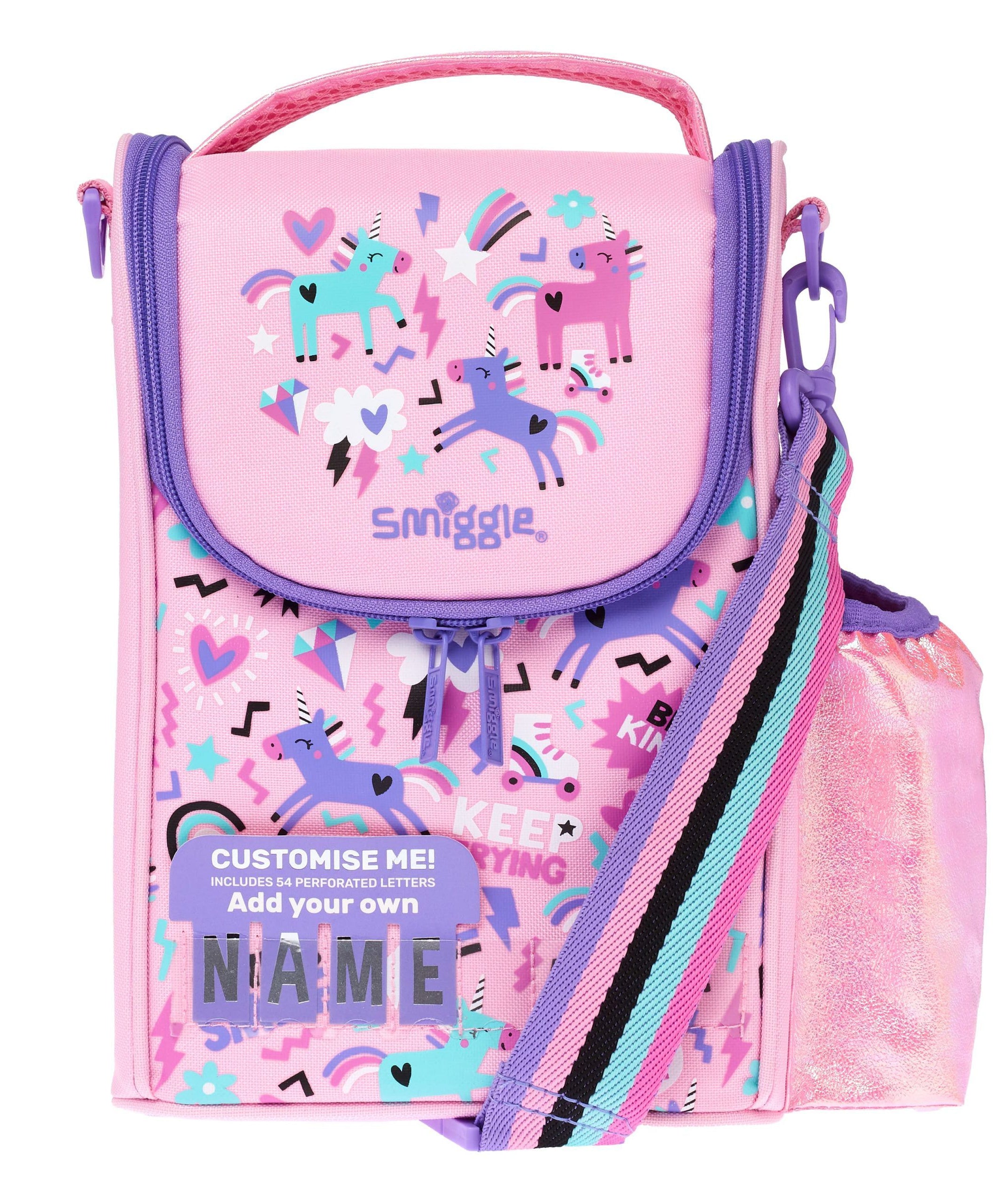 Smiggle - Cloud Nine Junior İsimlikli Beslenme Çantası-Dinossi