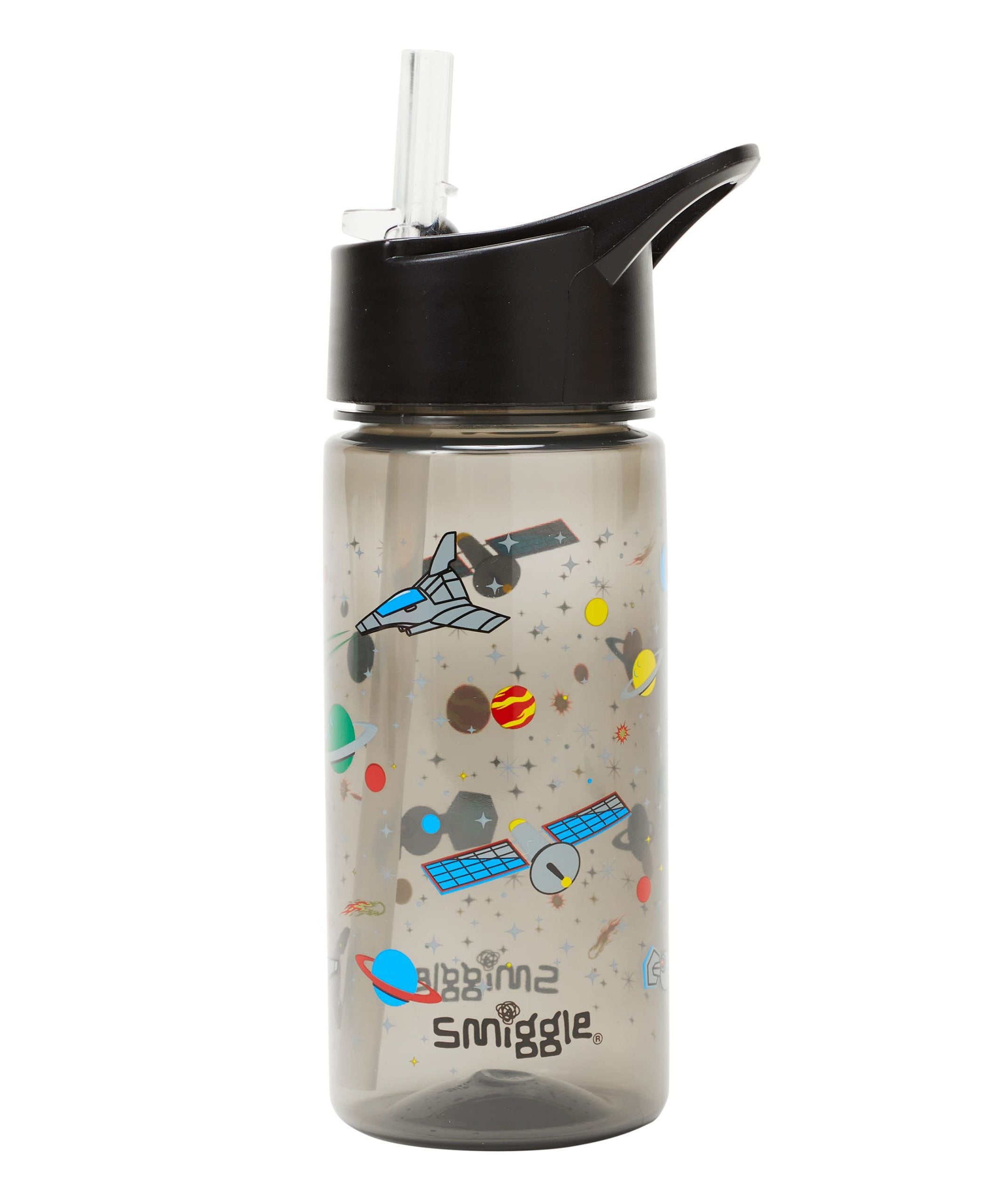 Smiggle - Giggle Pipetli 450ML BPA İçermeyen Suluk-Dinossi