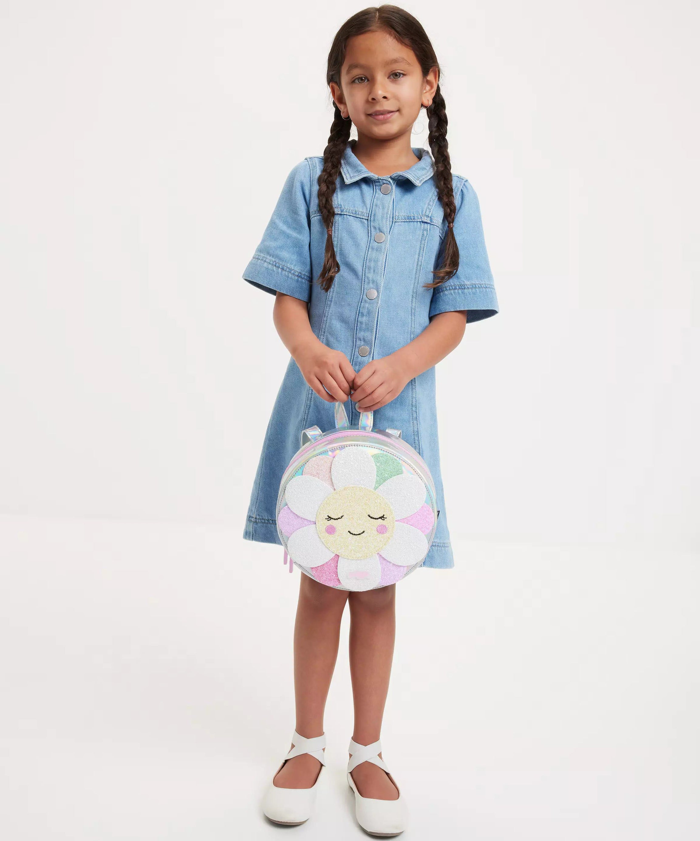 Smiggle - Çiçekli Haftasonu Sırt Çantası-Dinossi