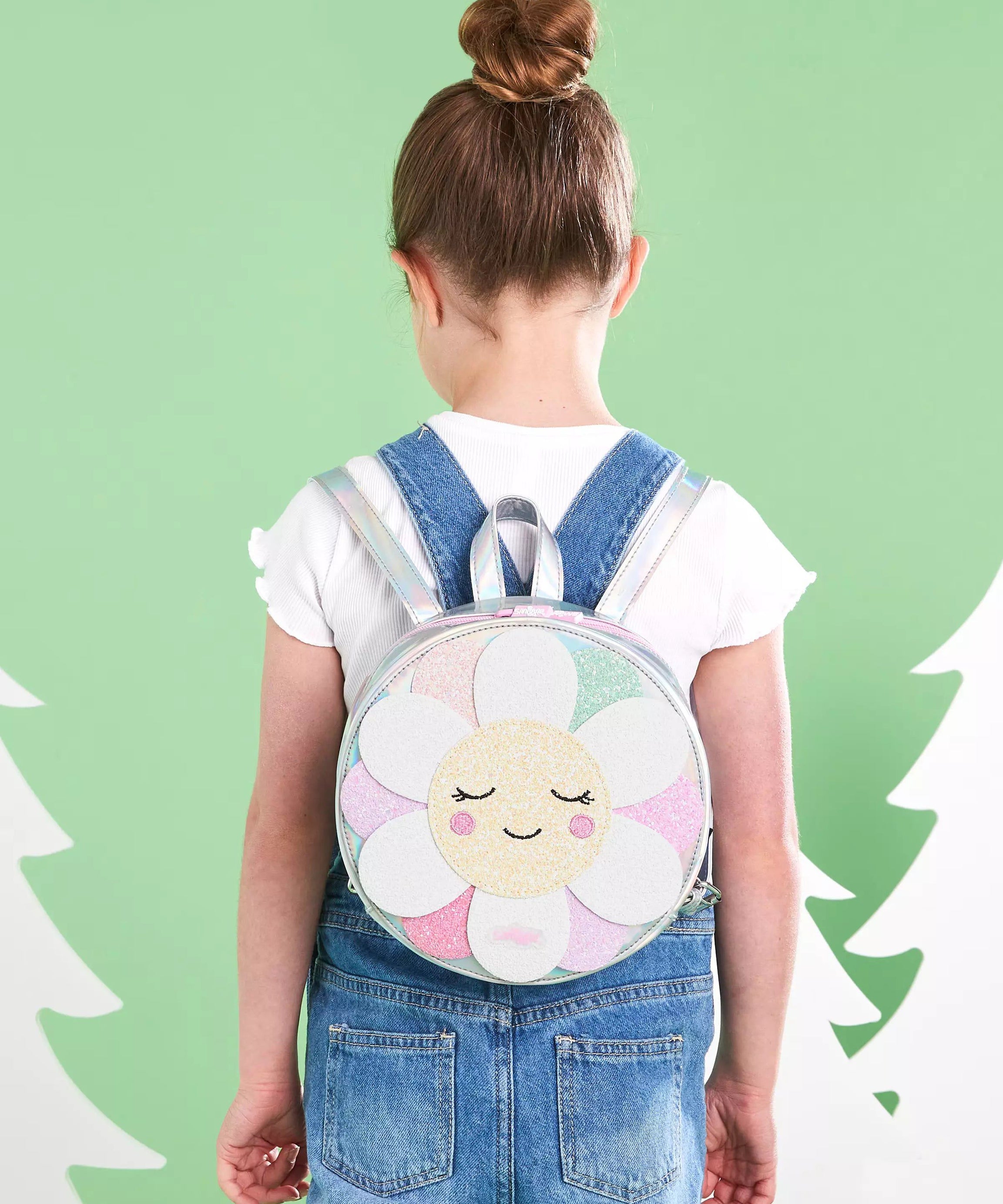 Smiggle - Çiçekli Haftasonu Sırt Çantası-Dinossi