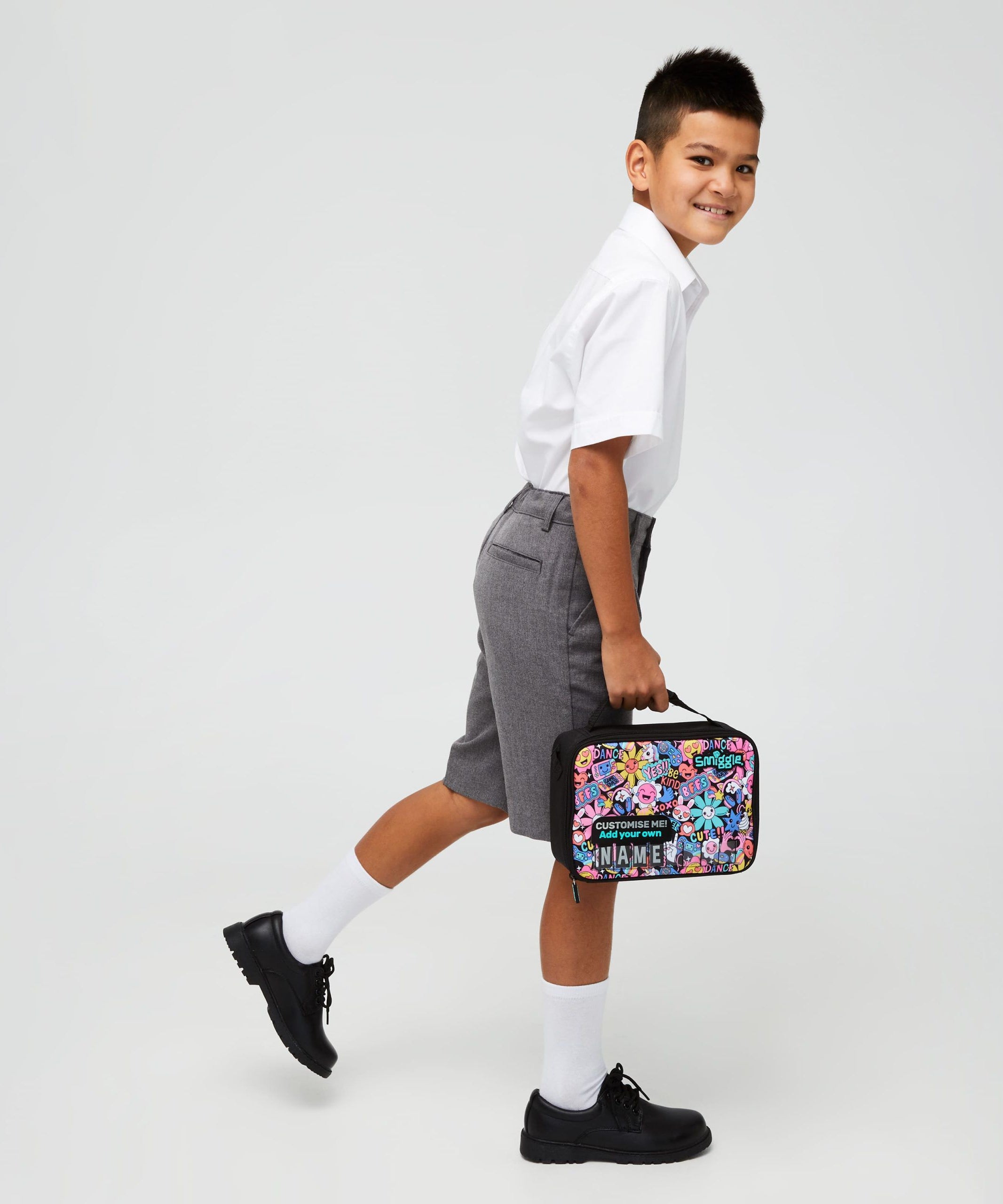 Smiggle – Bright Side 4'lü Okul Çanta Seti-Dinossi