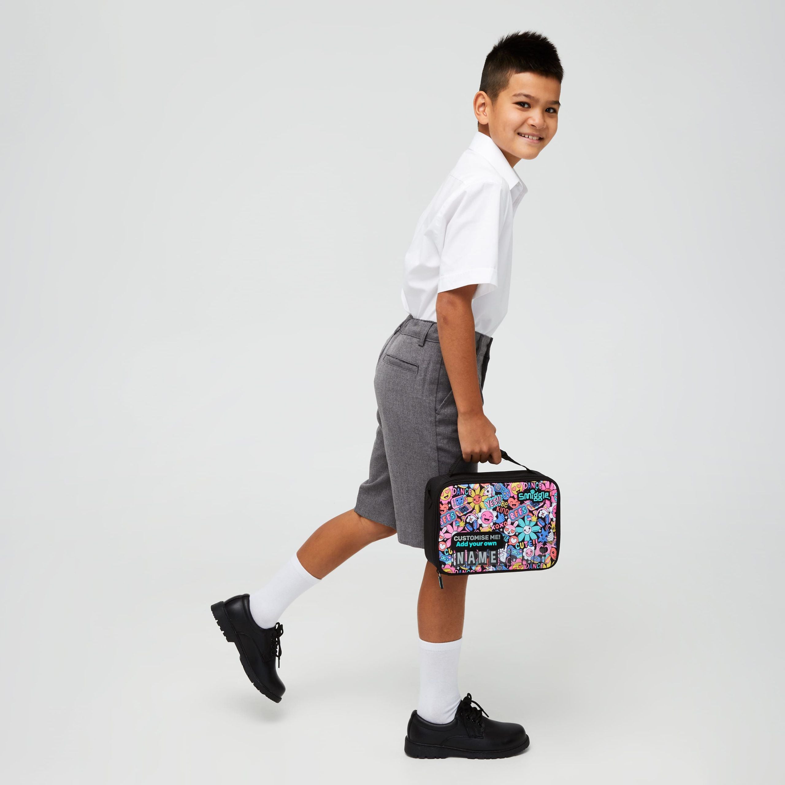 Smiggle – Bright Side 4'lü Okul Çanta Seti-Dinossi