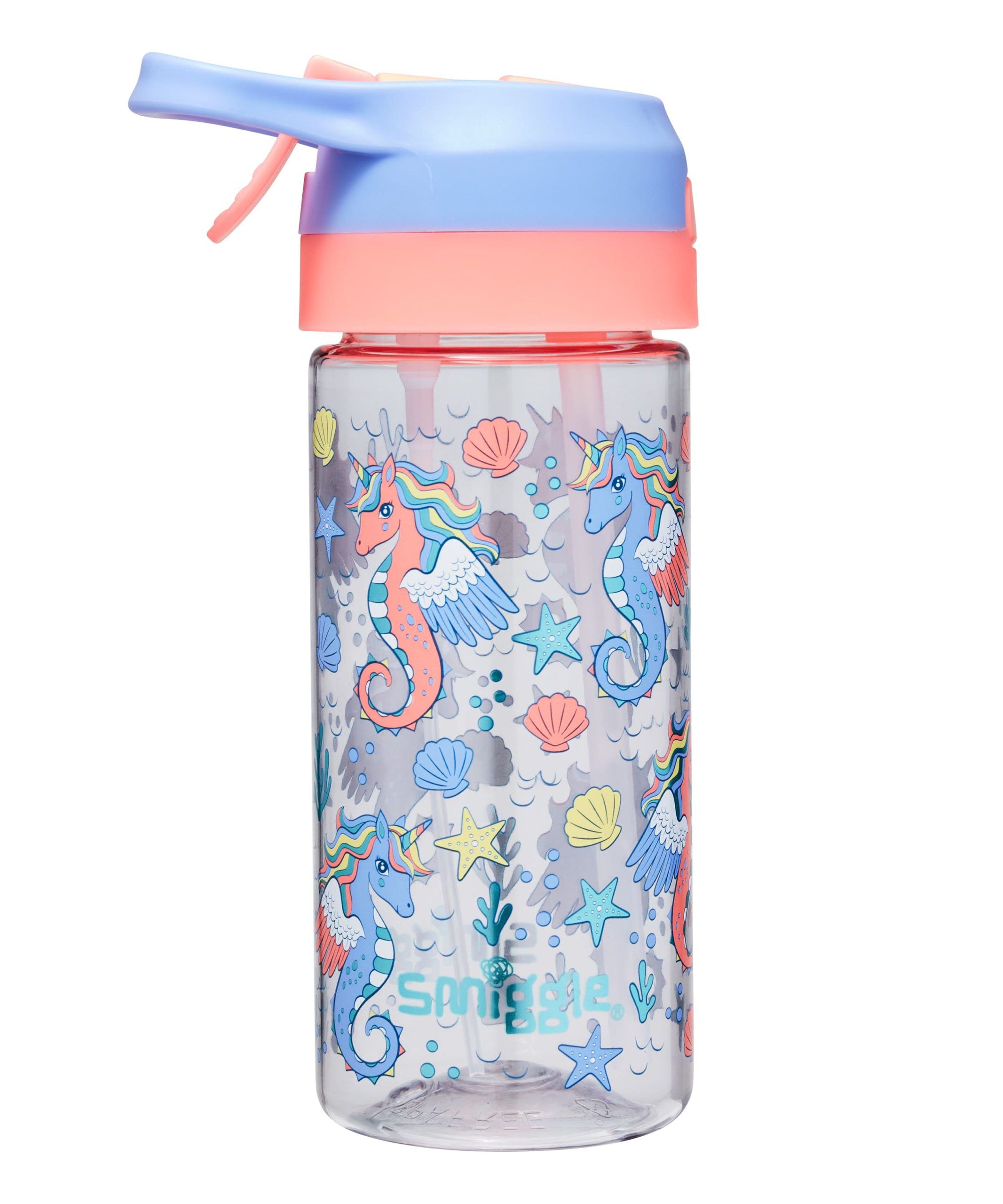 Smiggle - Hola Junier Spritz Su Püskürtmeli 440ML Pipetli Suluk-Dinossi