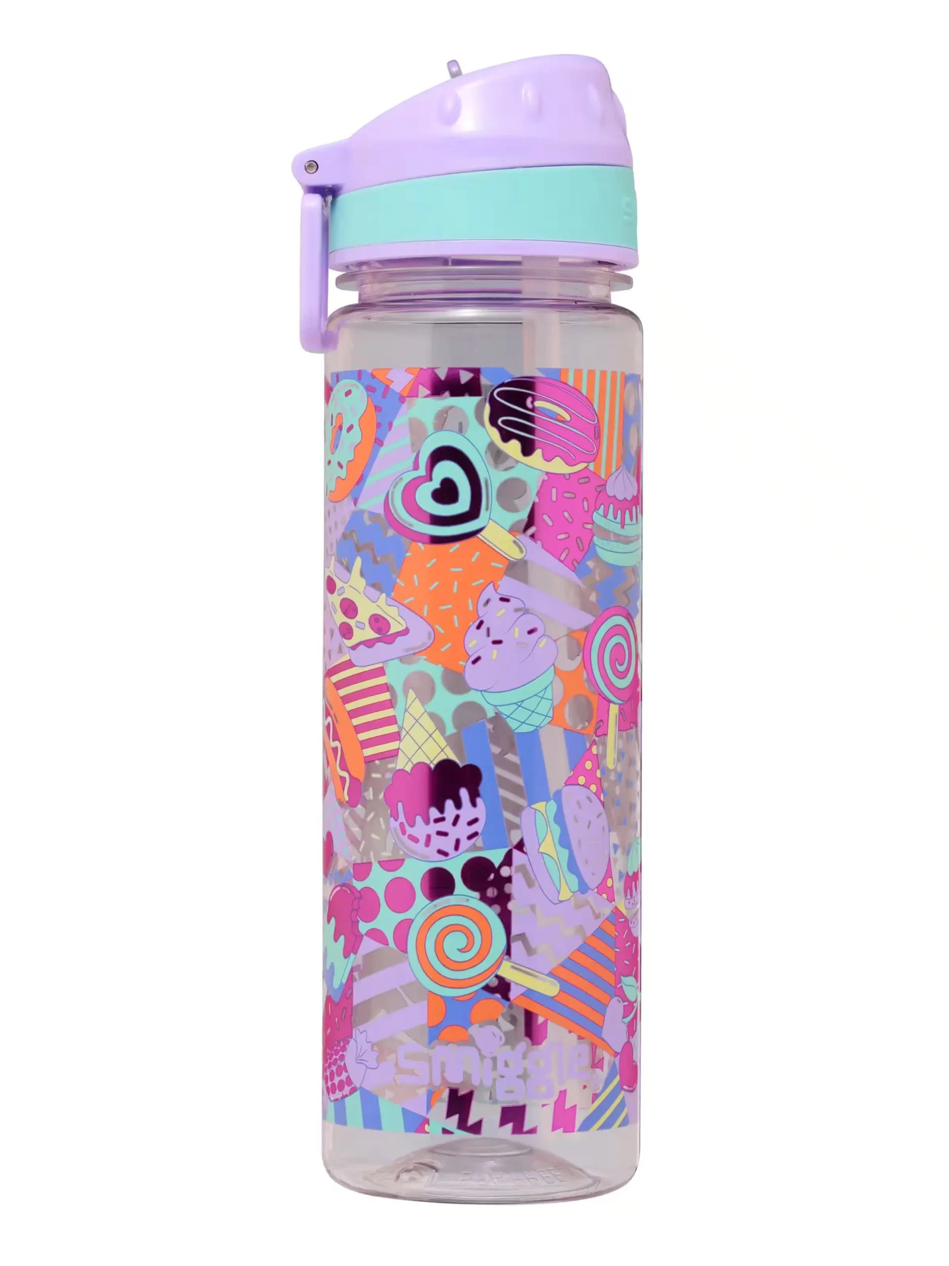 Smiggle - Away Drink Up Plastik İçecek Şişesi 650Ml-Dinossi