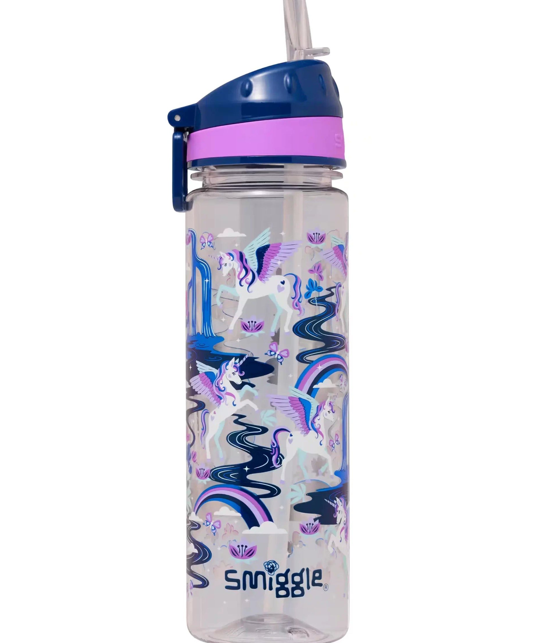 Smiggle - Away Drink Up Plastik İçecek Şişesi 650Ml-Dinossi