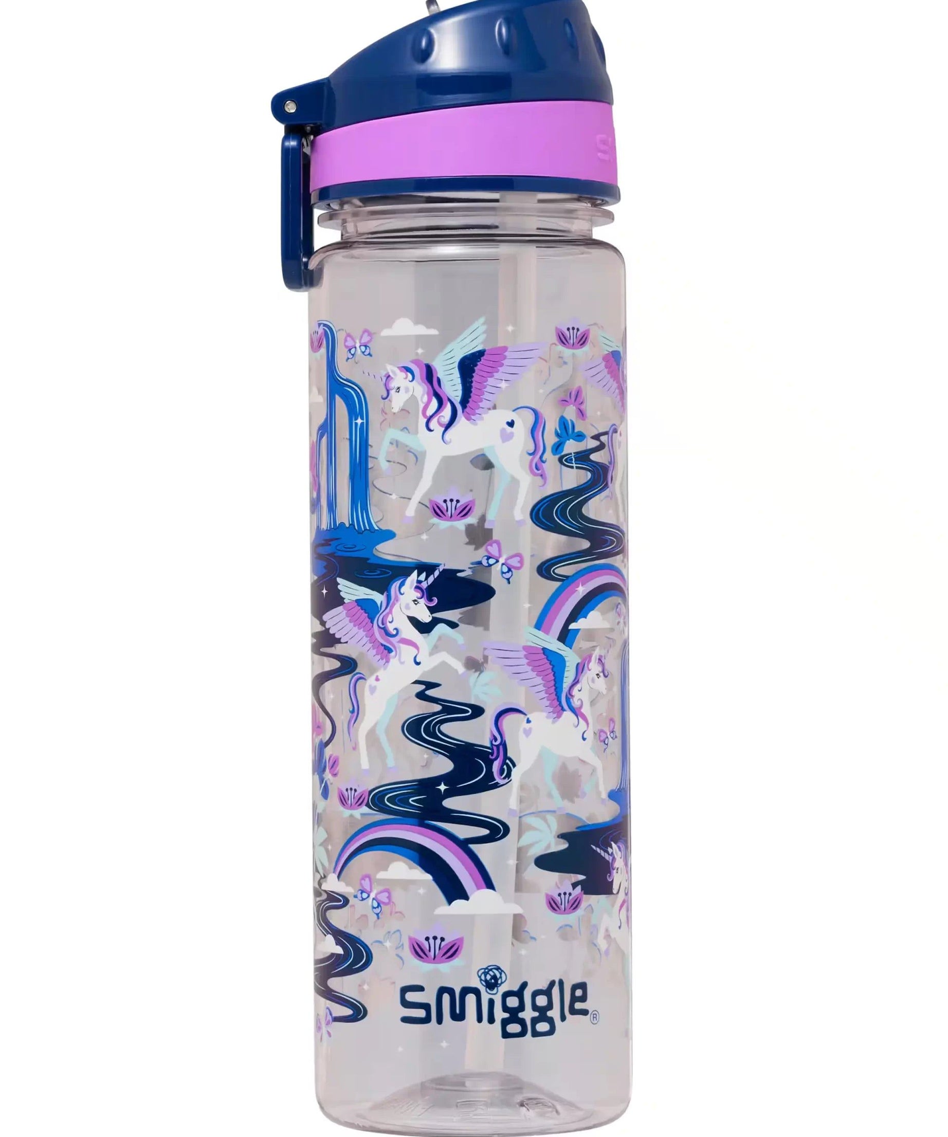 Smiggle - Away Drink Up Plastik İçecek Şişesi 650Ml-Dinossi