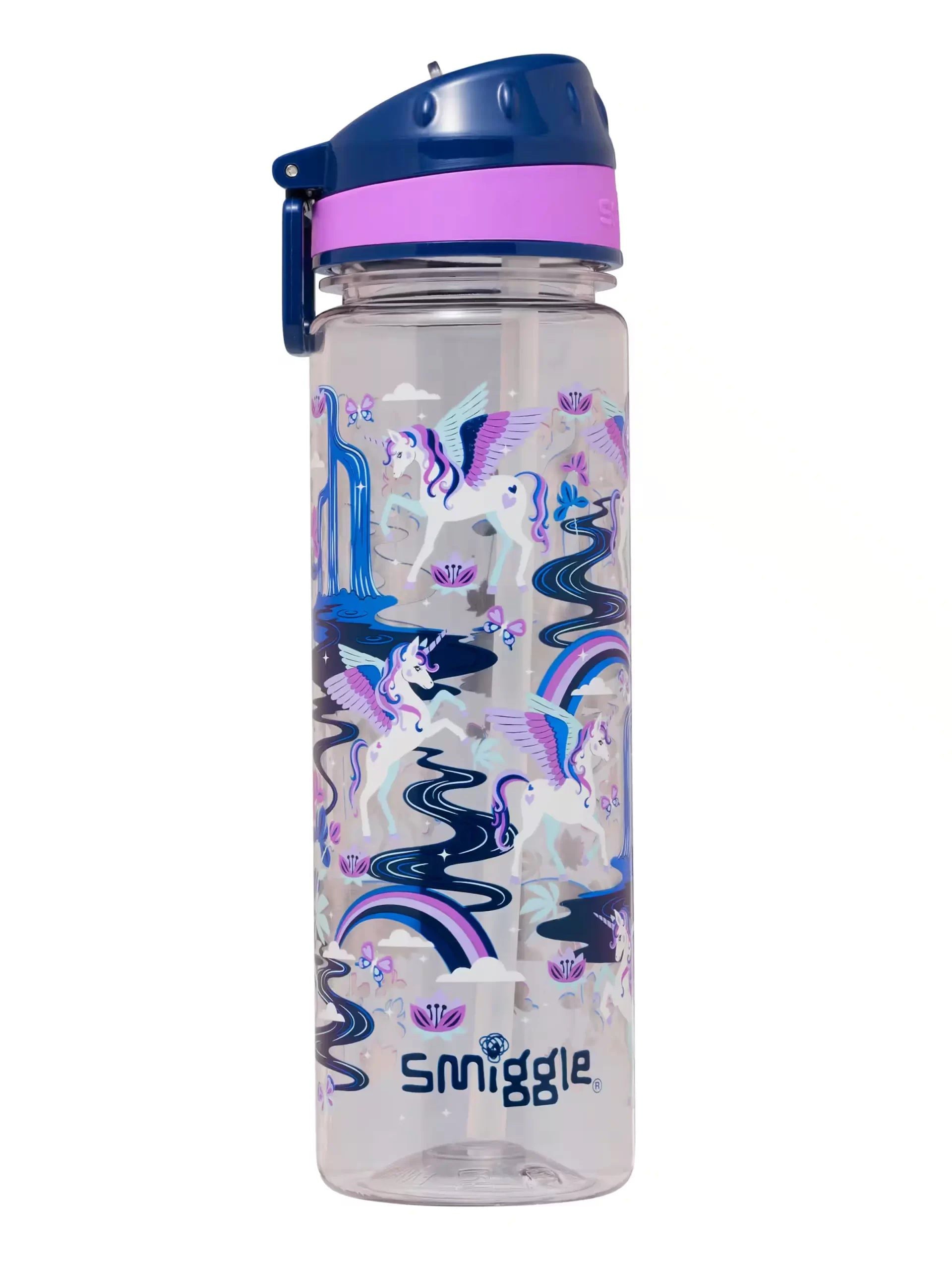 Smiggle - Away Drink Up Plastik İçecek Şişesi 650Ml-Dinossi