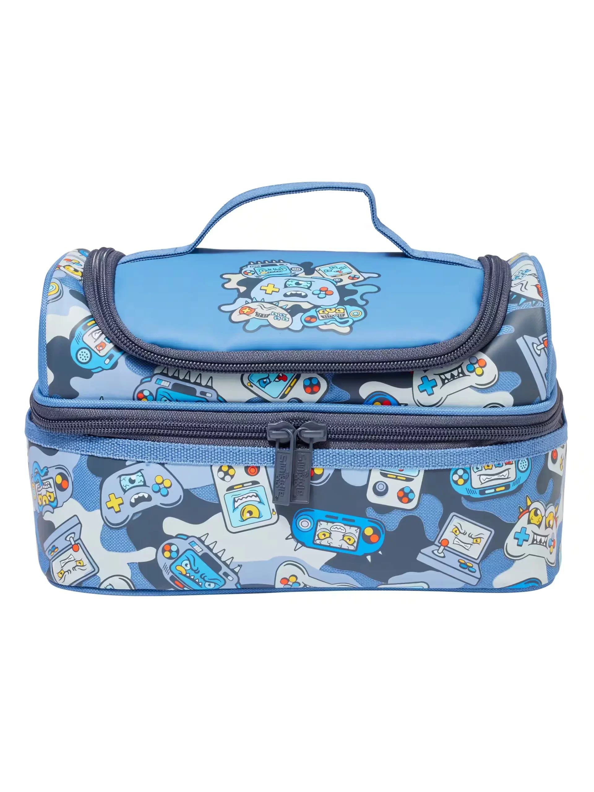 Smiggle - Away Çift Katlı Askılı Beslenme Çantası-Dinossi