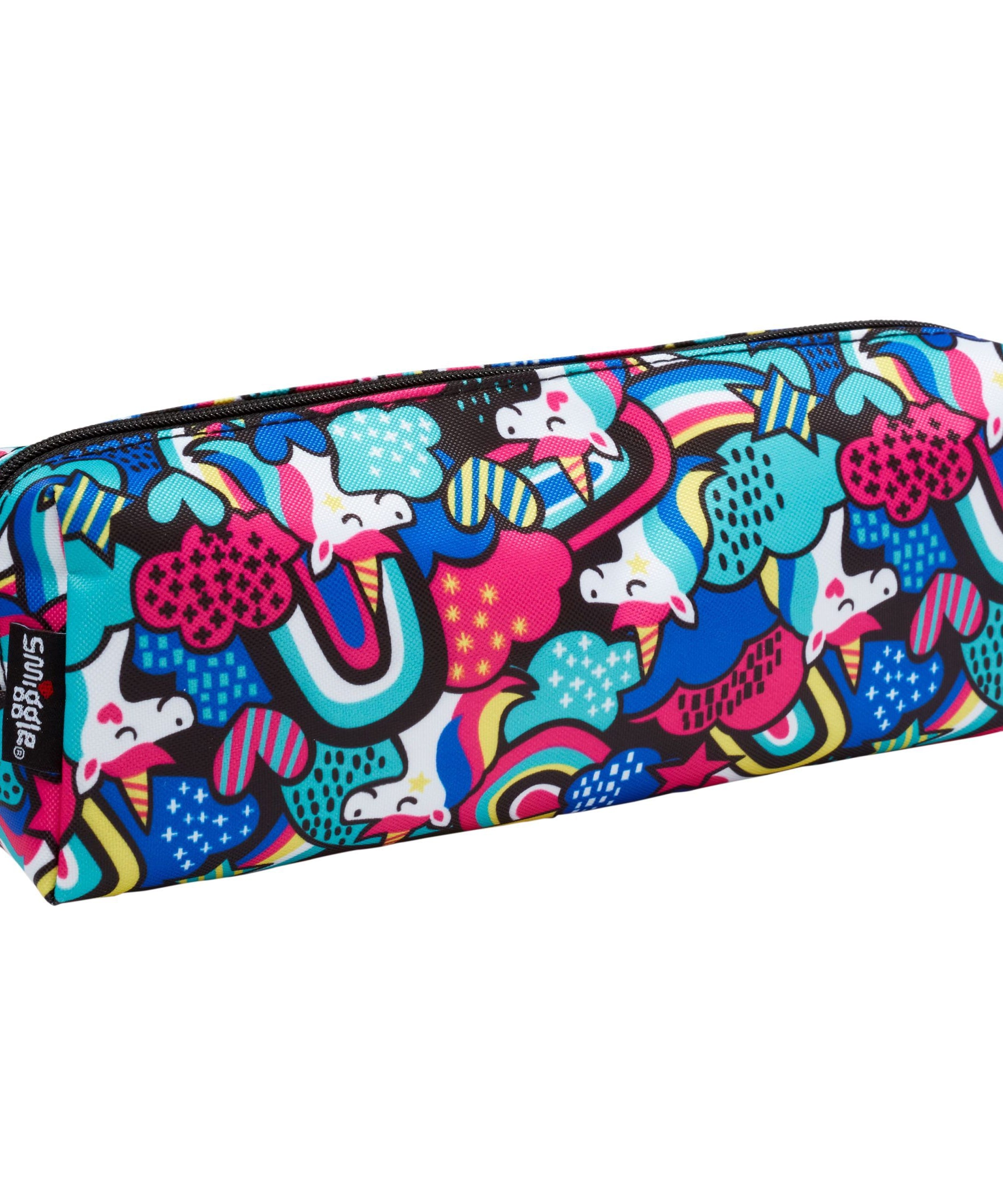 Smiggle - Giggle Tek Gözlü Kalem Kutusu-Dinossi