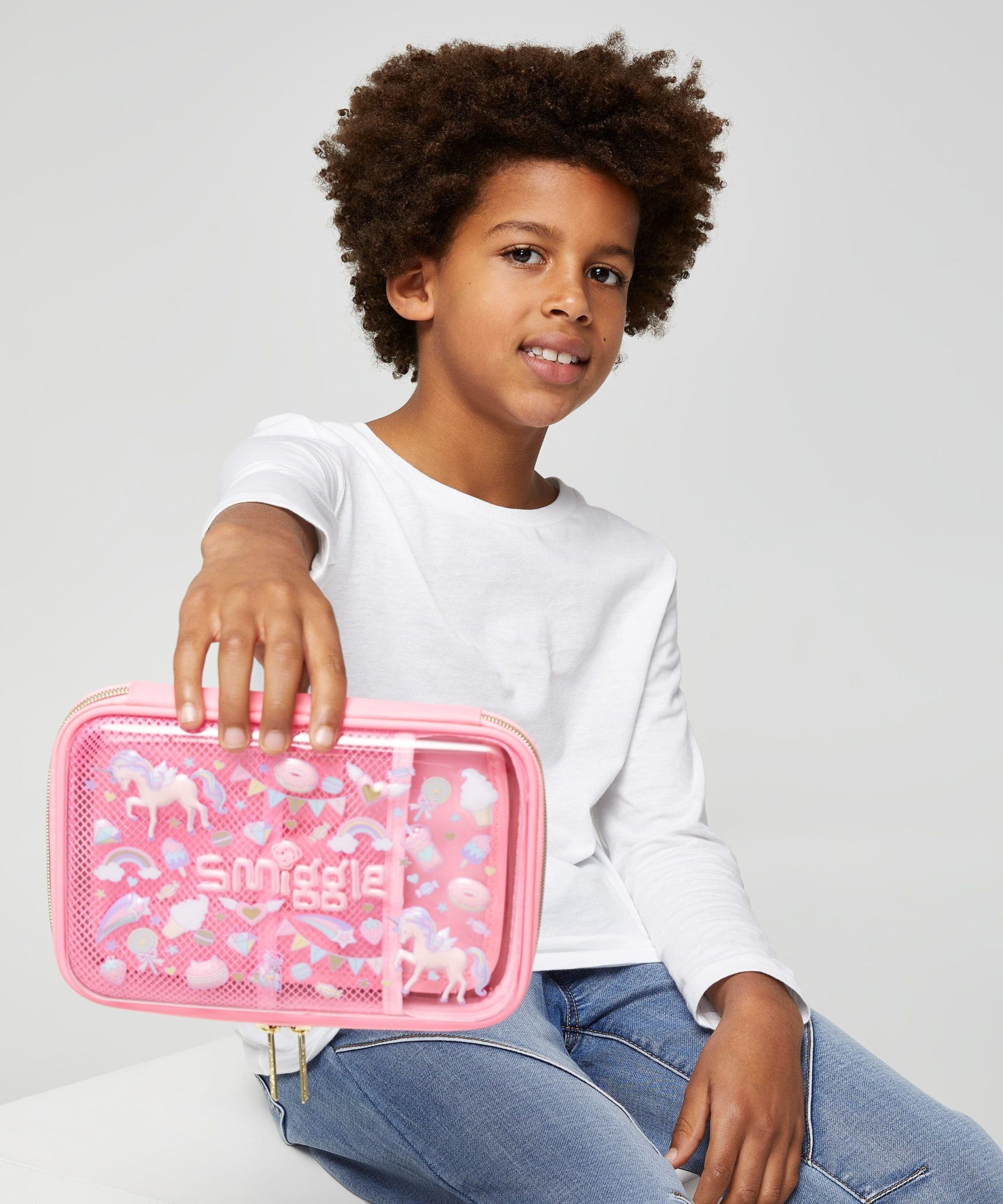 Smiggle - Fiesta 3lü Okul Çanta Seti-Dinossi